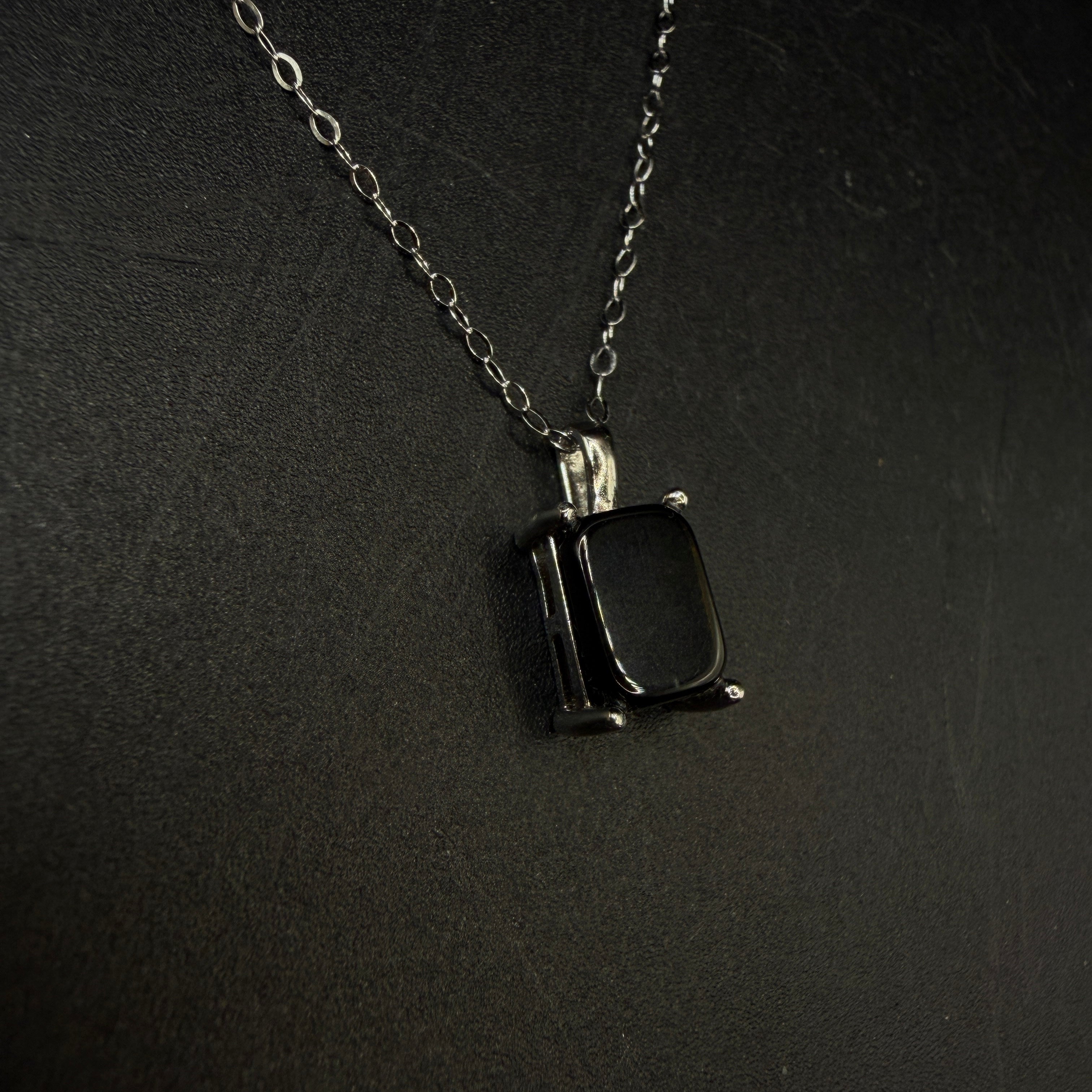 Cintamani Stone Saffordite S925 Certified Necklace