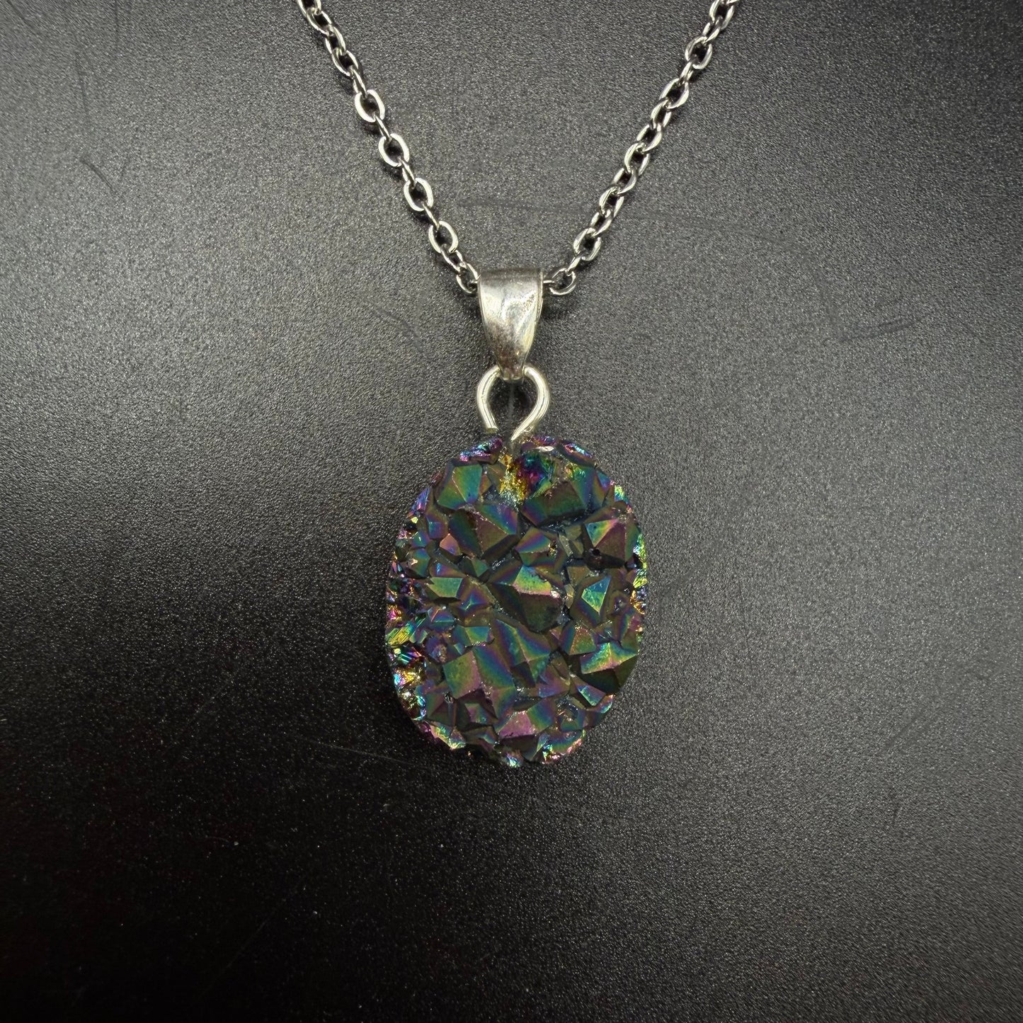 Aura Amethyst S925 Necklace