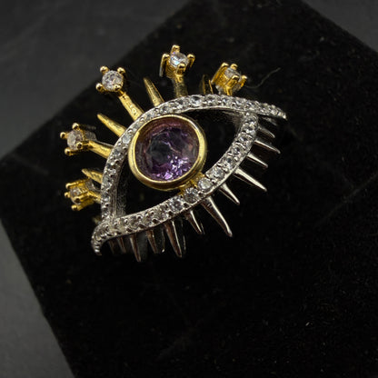 Amethyst Eye S925 Certified Ring
