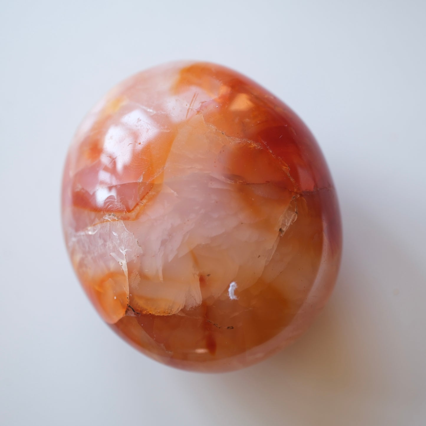 Carnelian Palm Stone