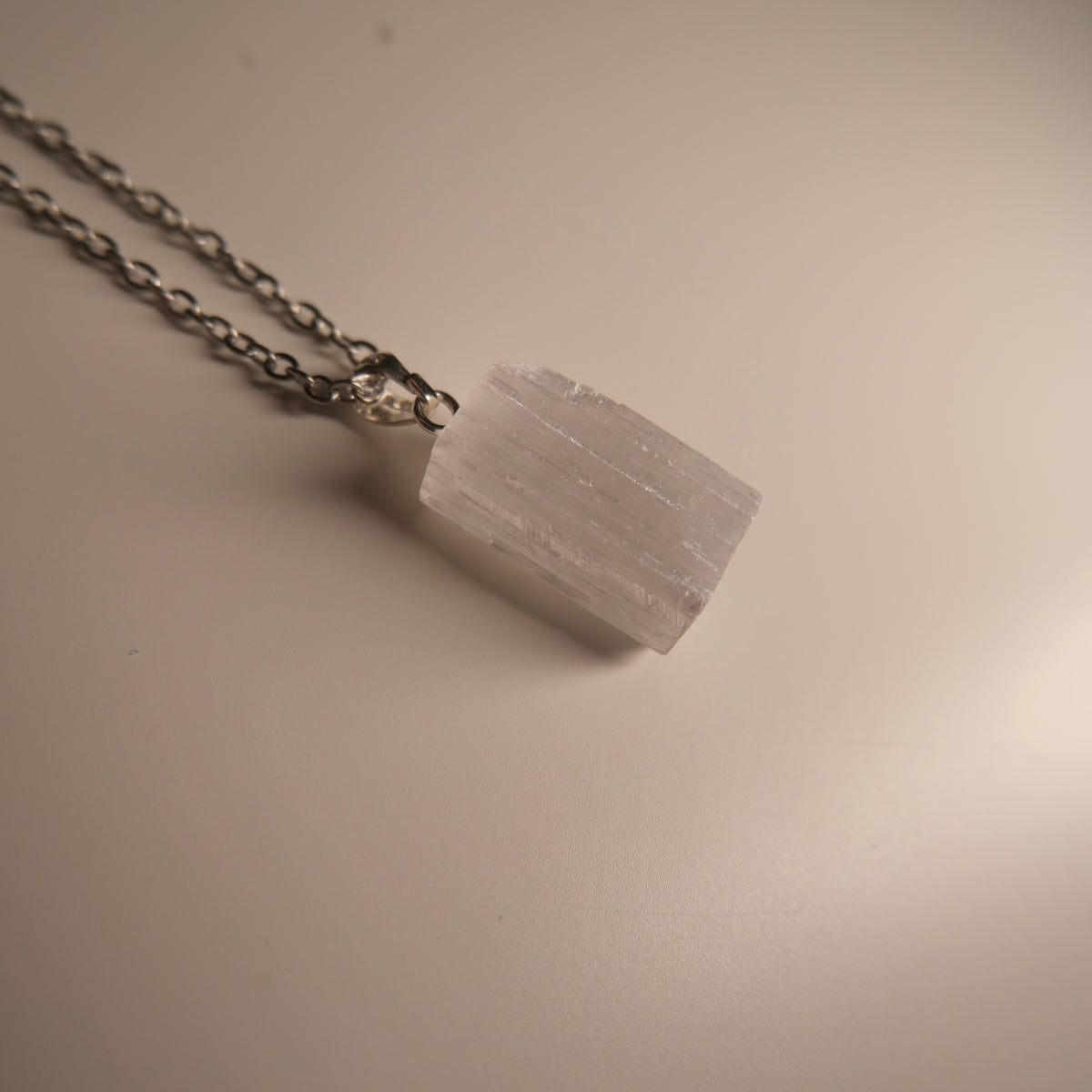 Selenite Necklace