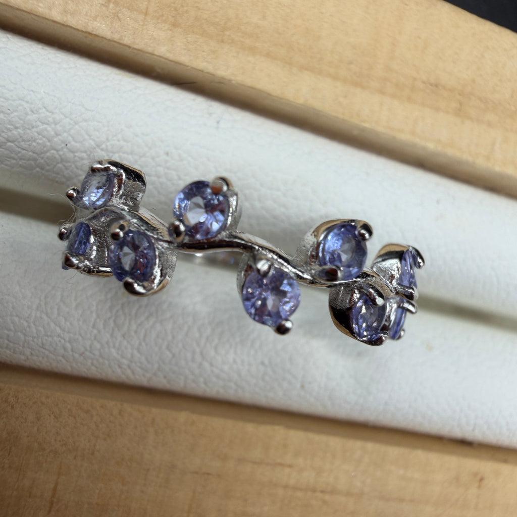 Tanzanite S925 Adjustable Ring