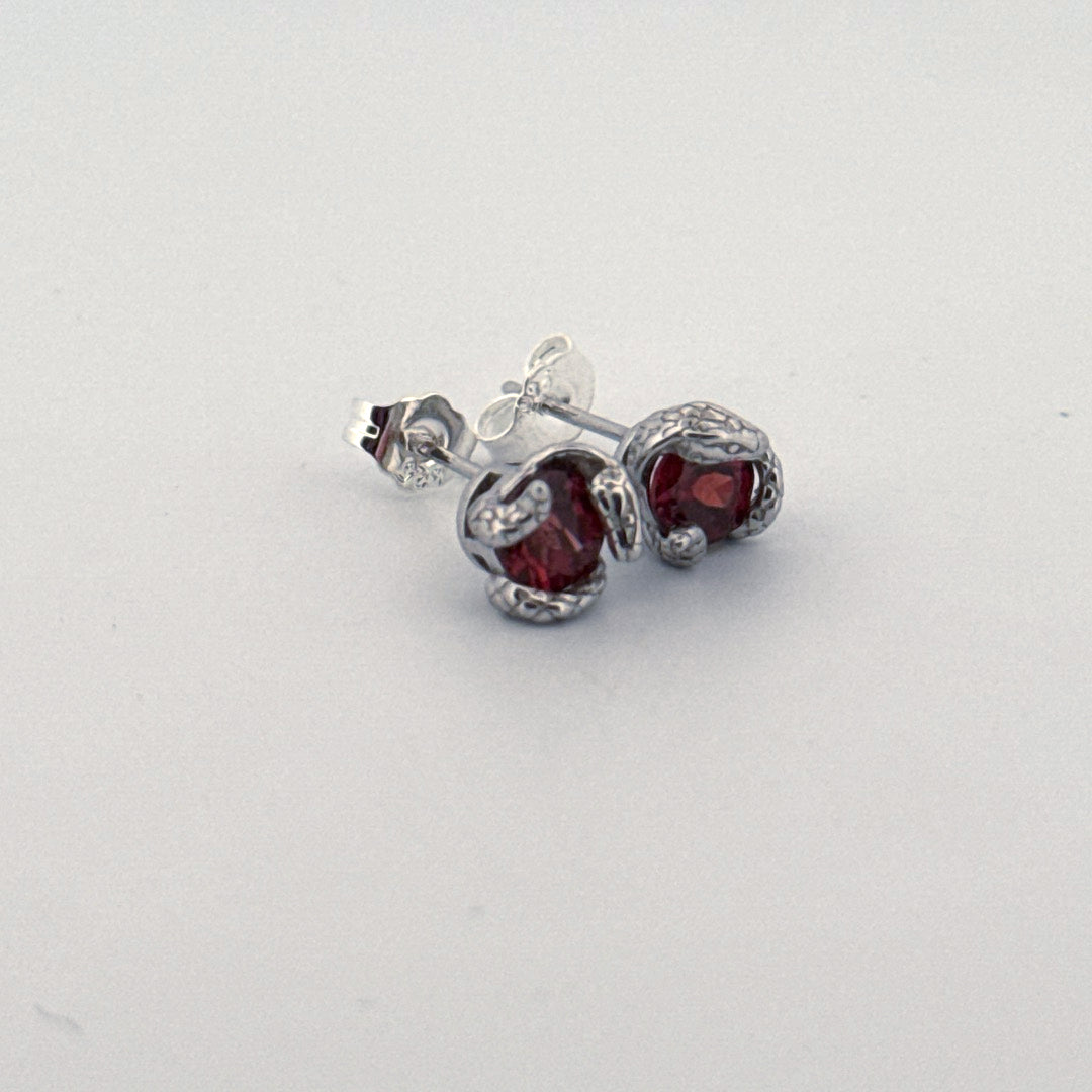 Garnet S925 Earrings