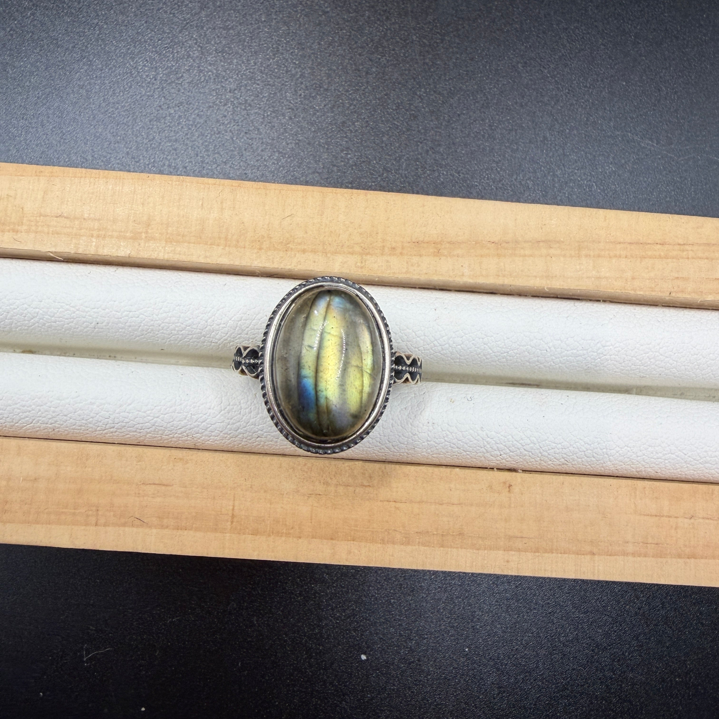 Labradorite S925 Adjustable Ring
