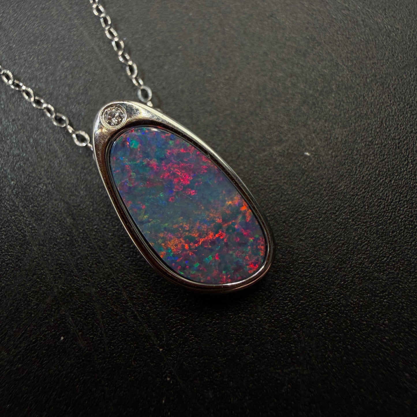 Australian Boulder Opal S925 Necklace