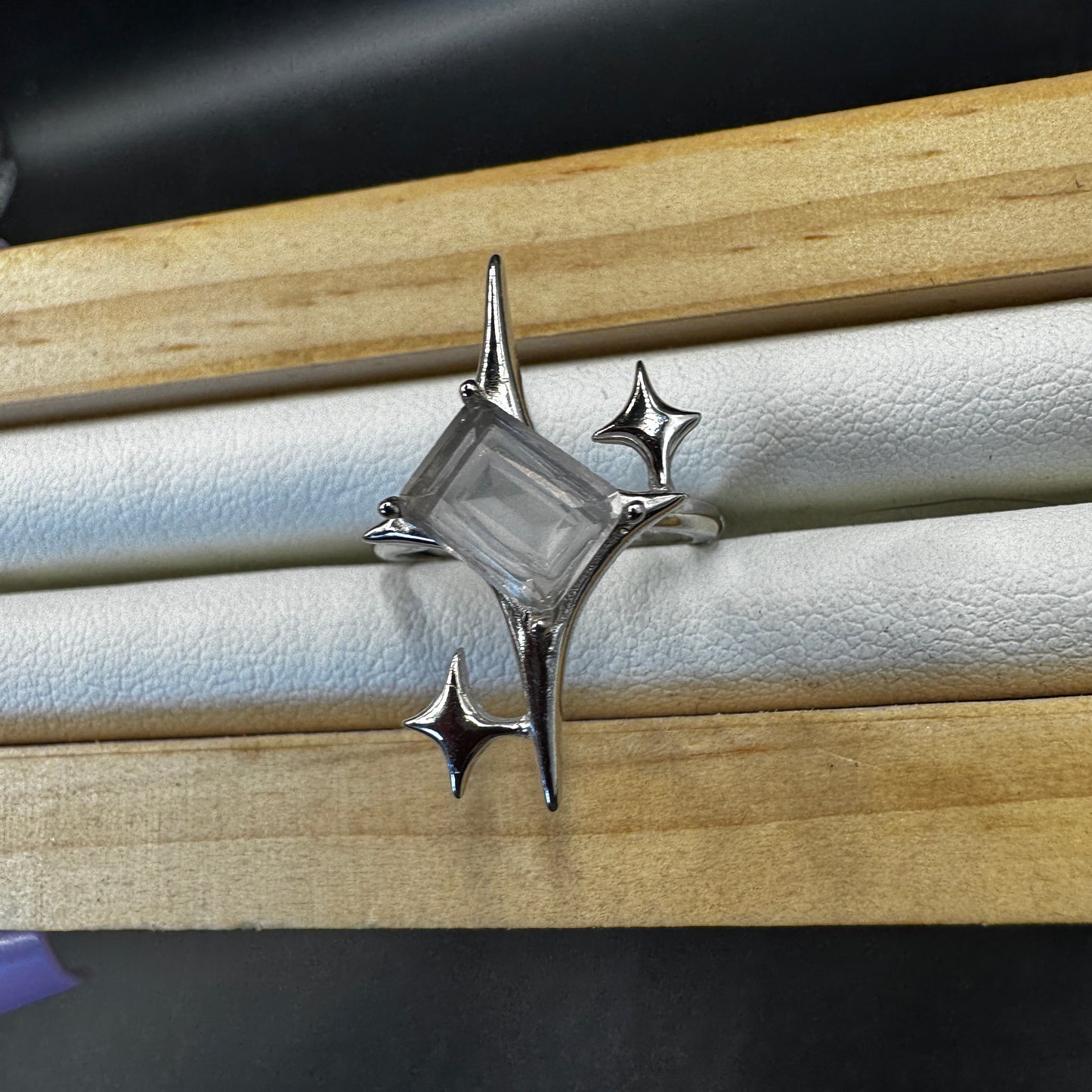 Rose Quartz Signature Star Ring