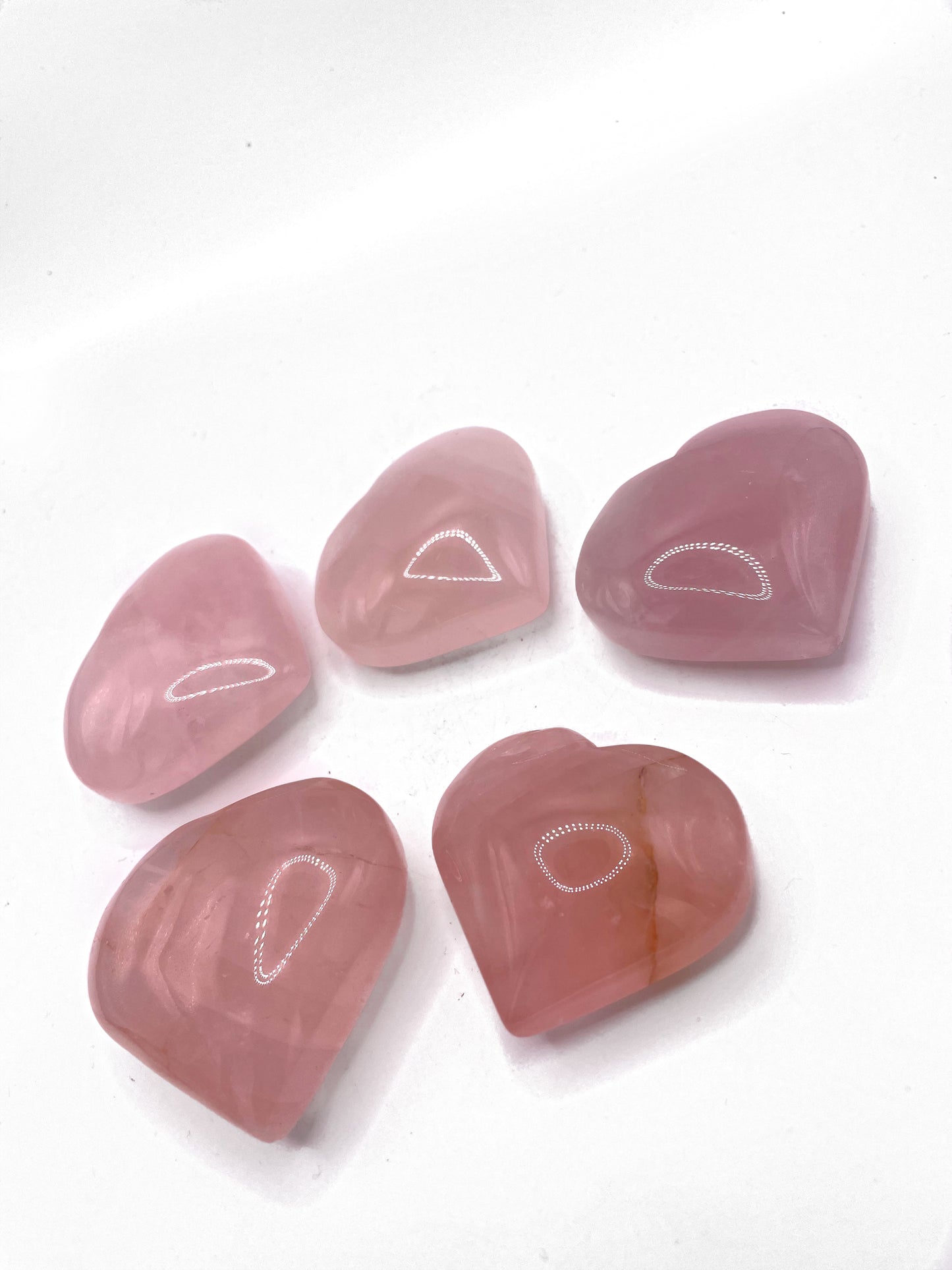 Rose Quartz Hearts