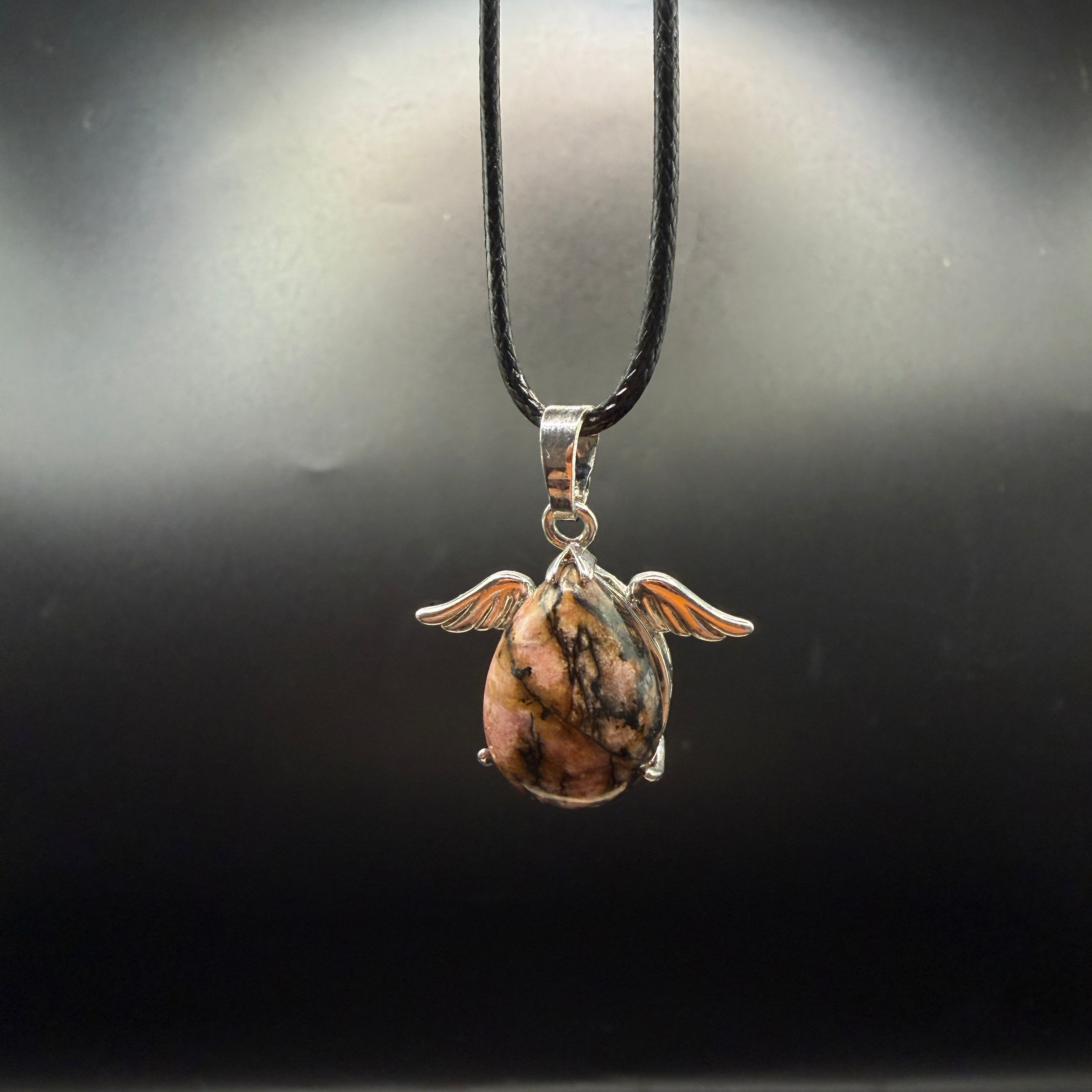 Rhodonite Wings Necklace