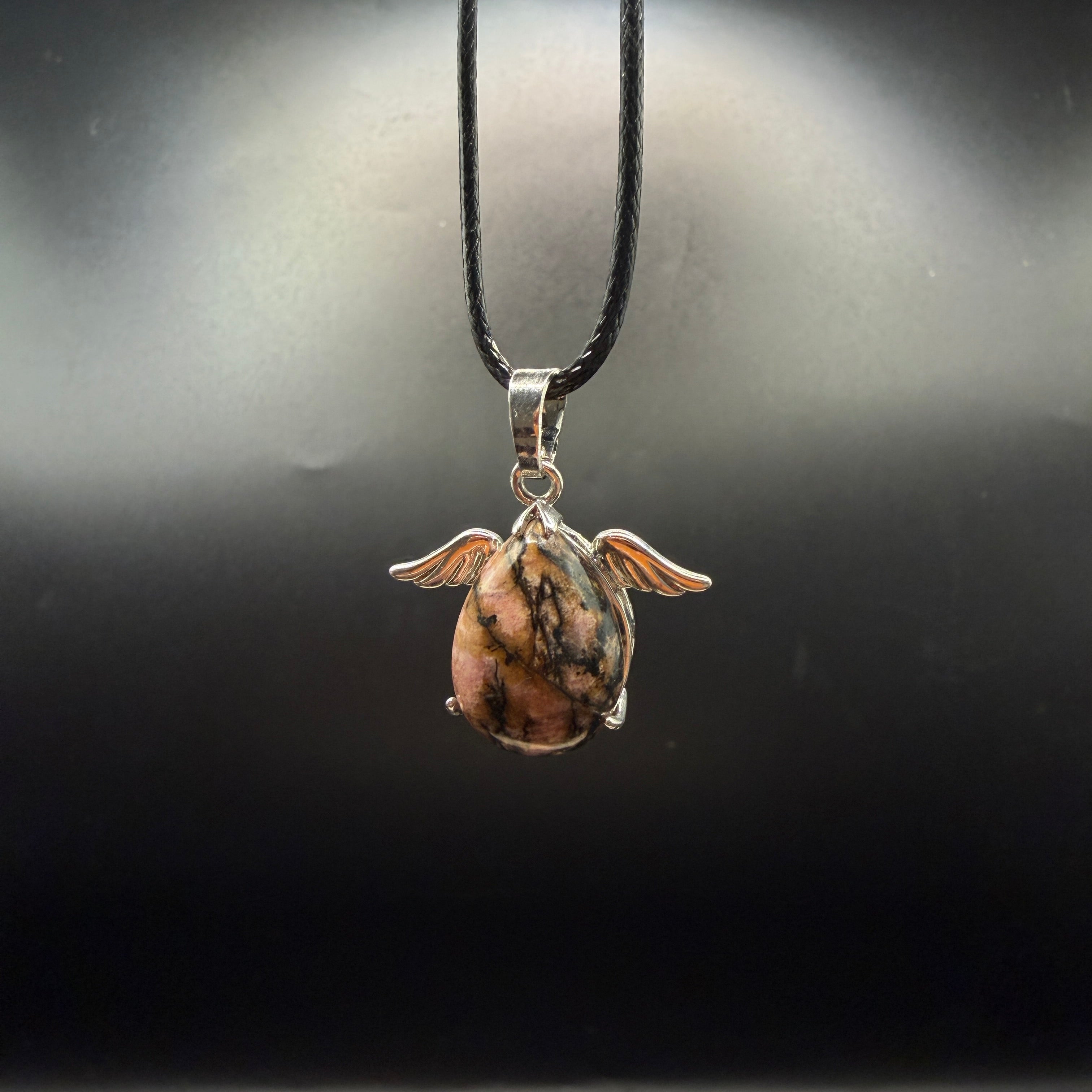Rhodonite Wings Necklace
