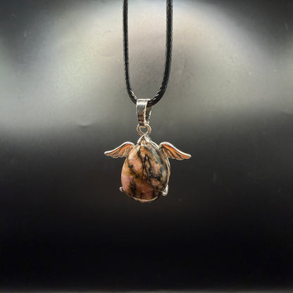 Rhodonite Wings Necklace