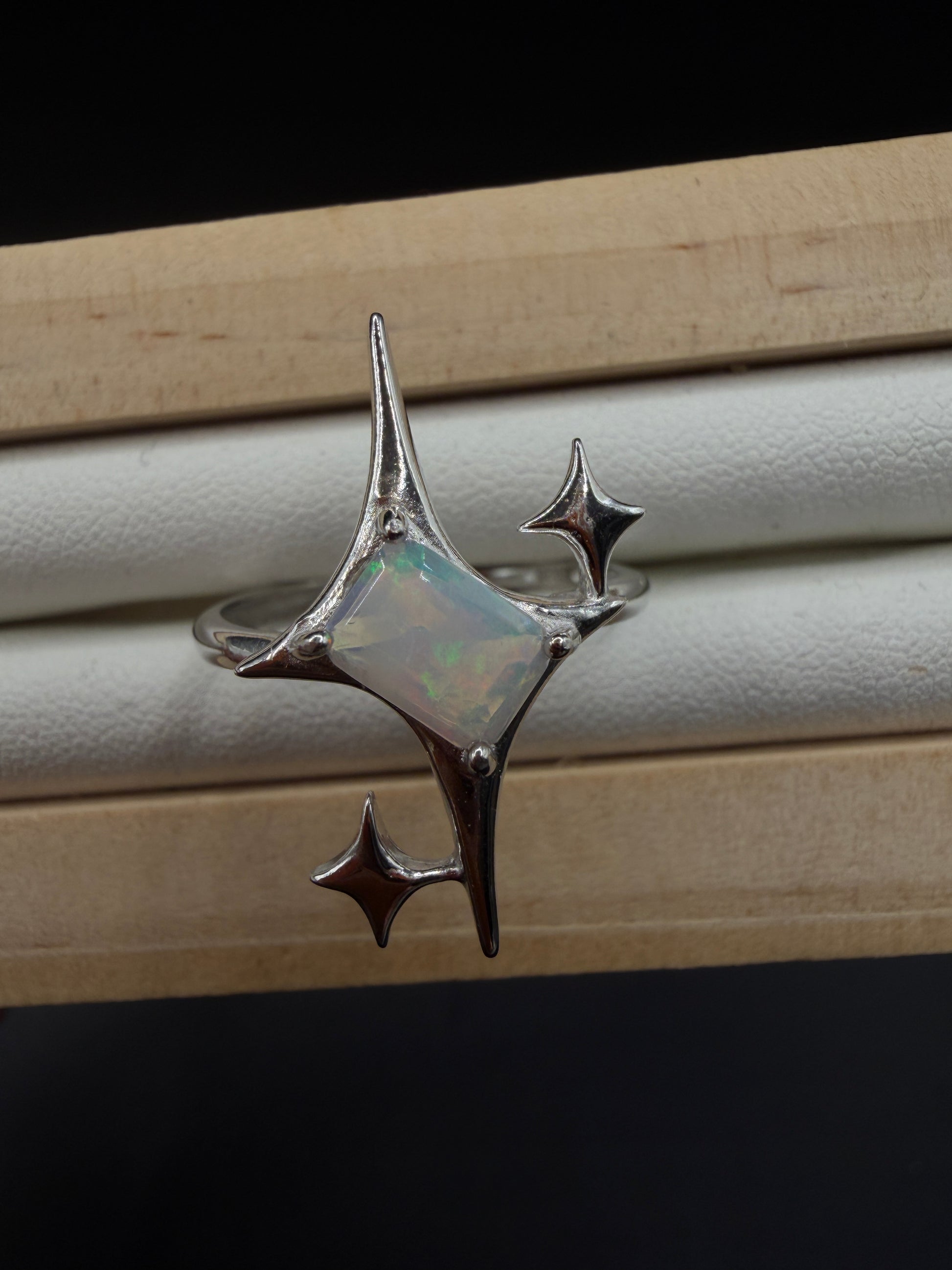 Opal Signature Star Ring