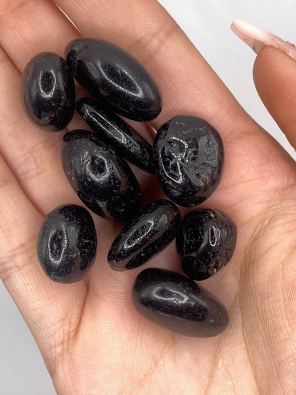 Black Tourmaline Tumble Stones