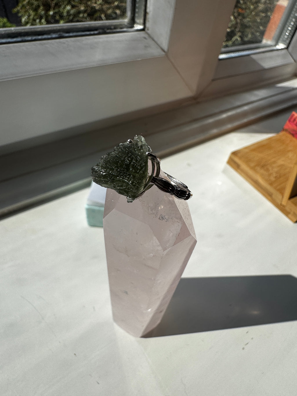 Moldavite Ring