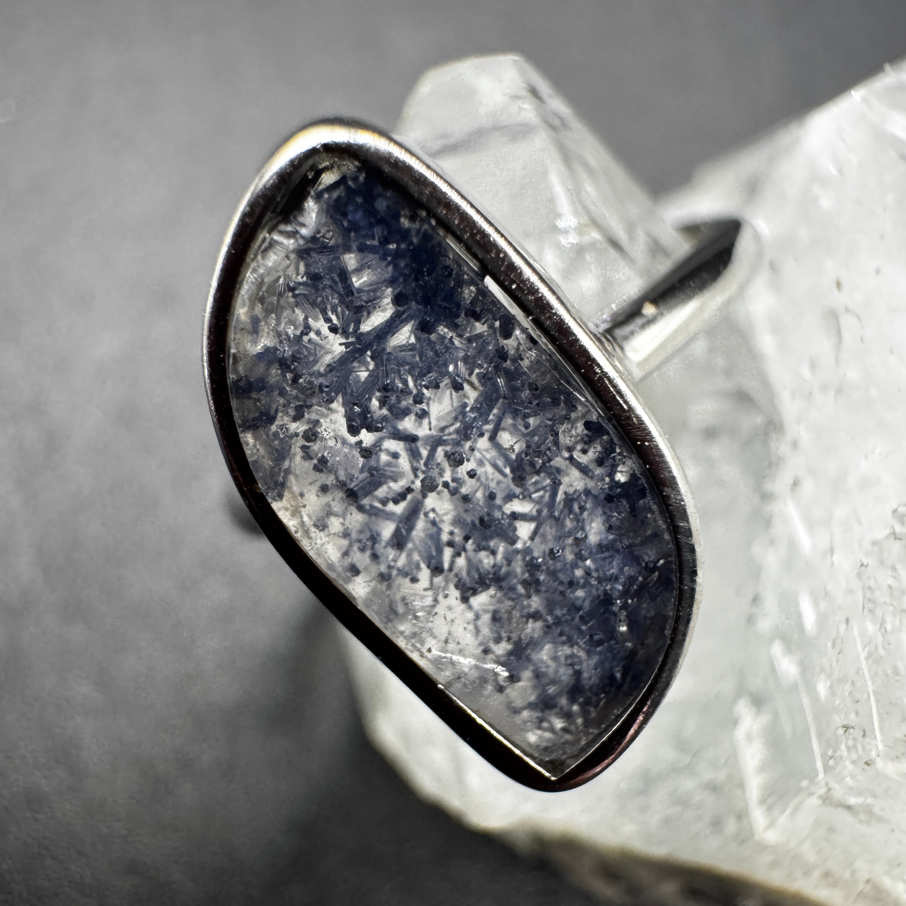 Dumortierite S925 Adjustable Certified Ring