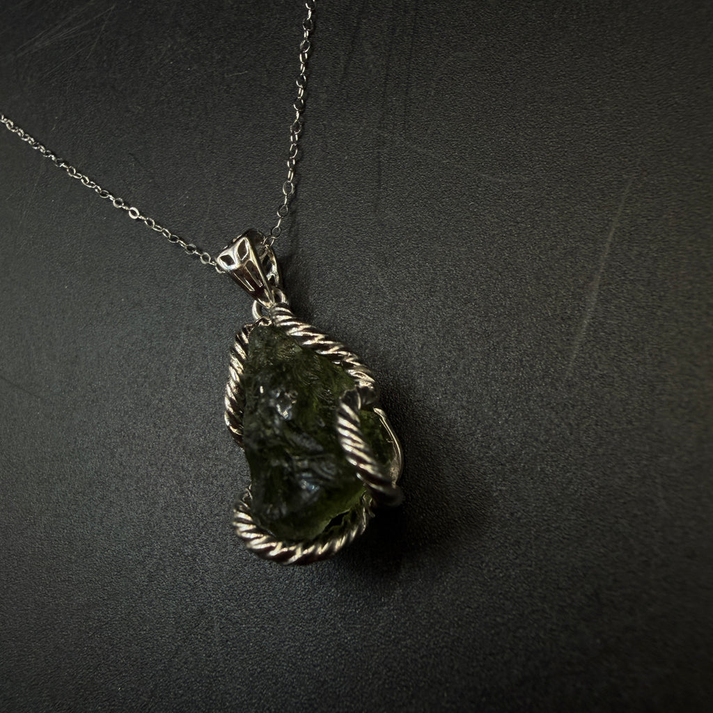 Moldavite S925 Certified Necklace