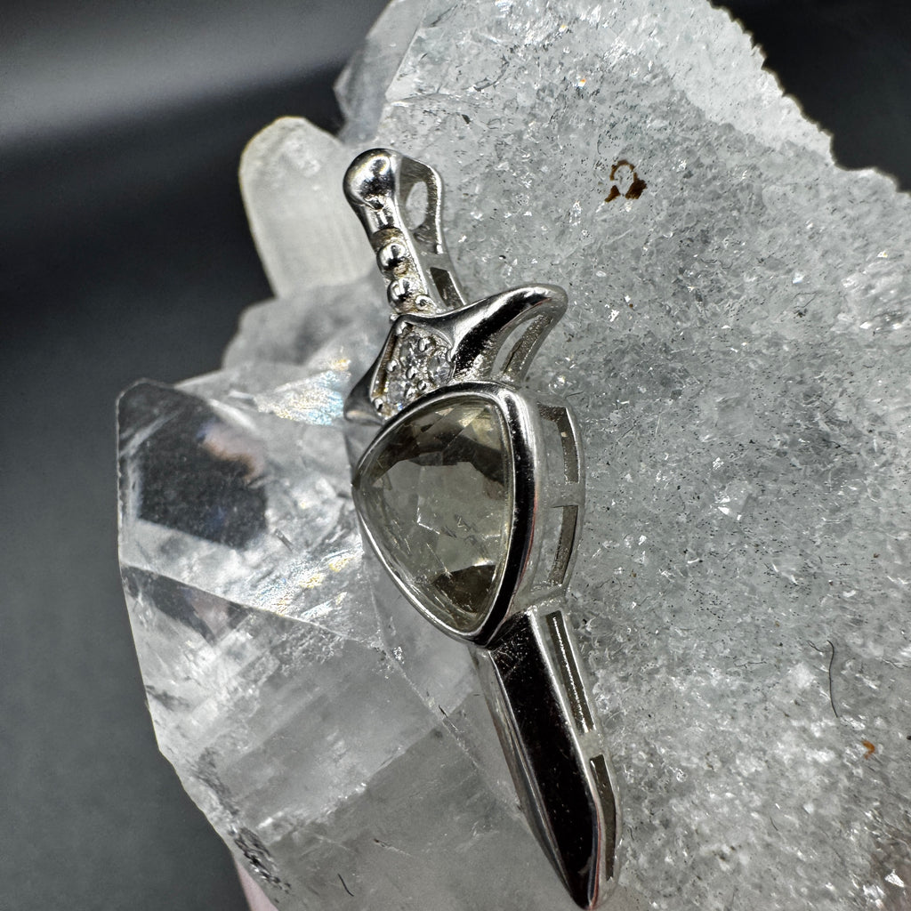 Libyan Desert Glass Sword Necklace