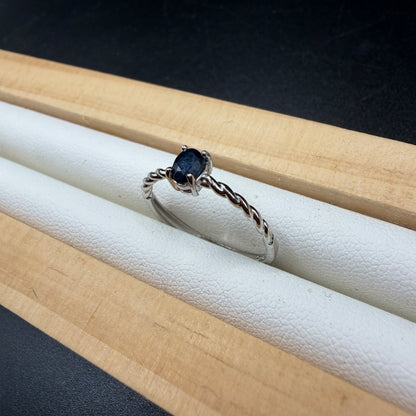 Sapphire S925 Adjustable Ring