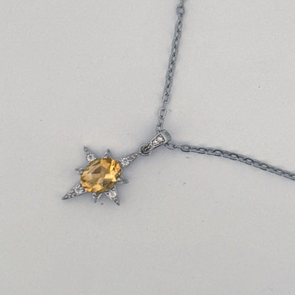 Citrine S925 Necklace