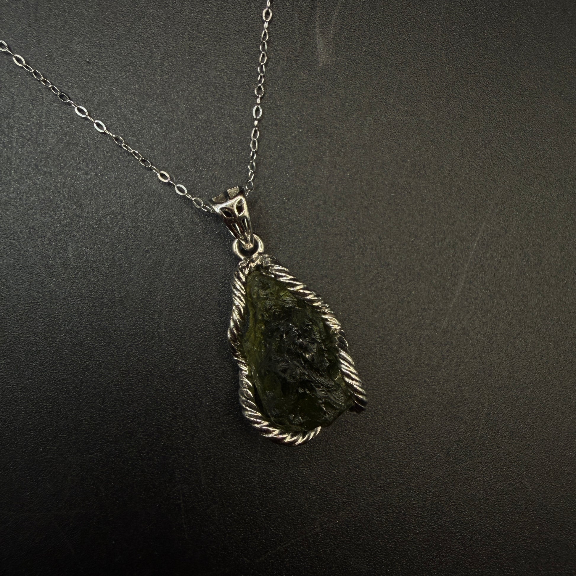 Moldavite S925 Certified Necklace
