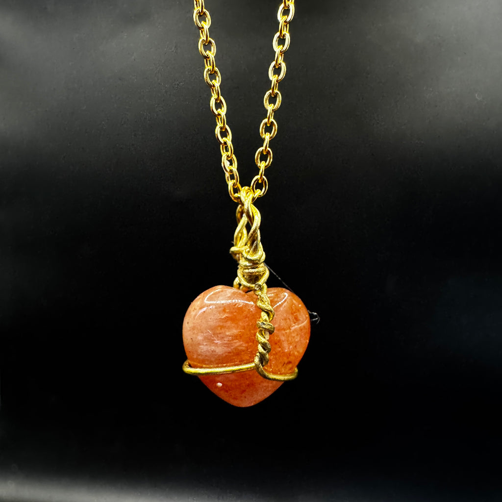 Handmade Sunstone Moonstone Necklace