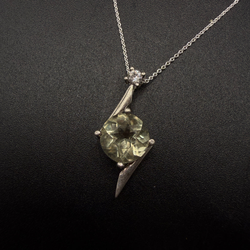 Libyan Desert Glass S925 Certified Necklace