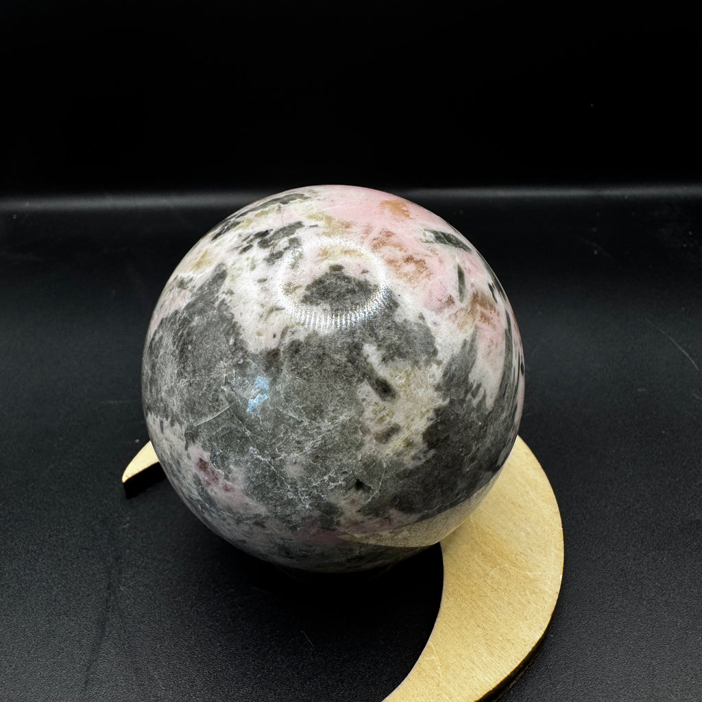 Rhodonite and Epidote Sphere