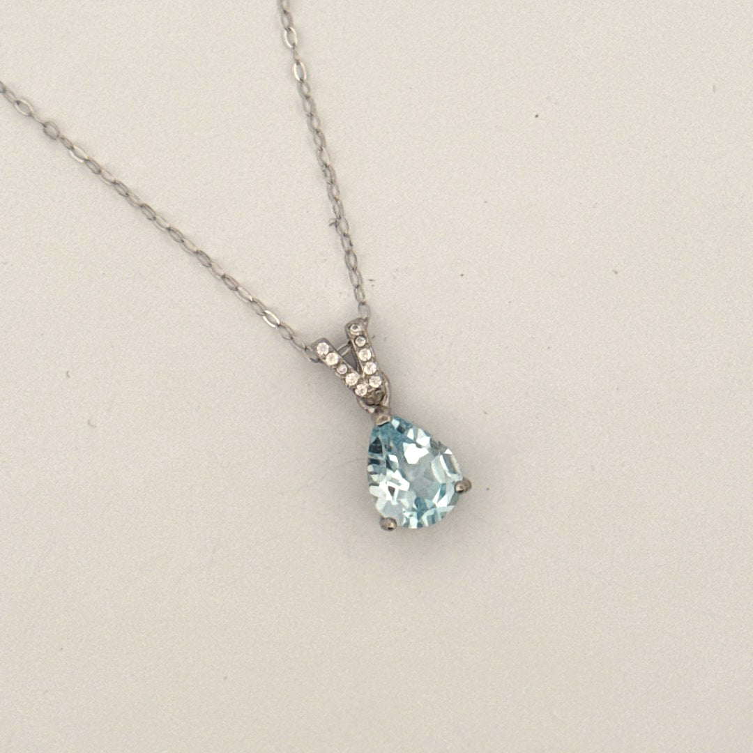 Aquamarine S925 Necklace