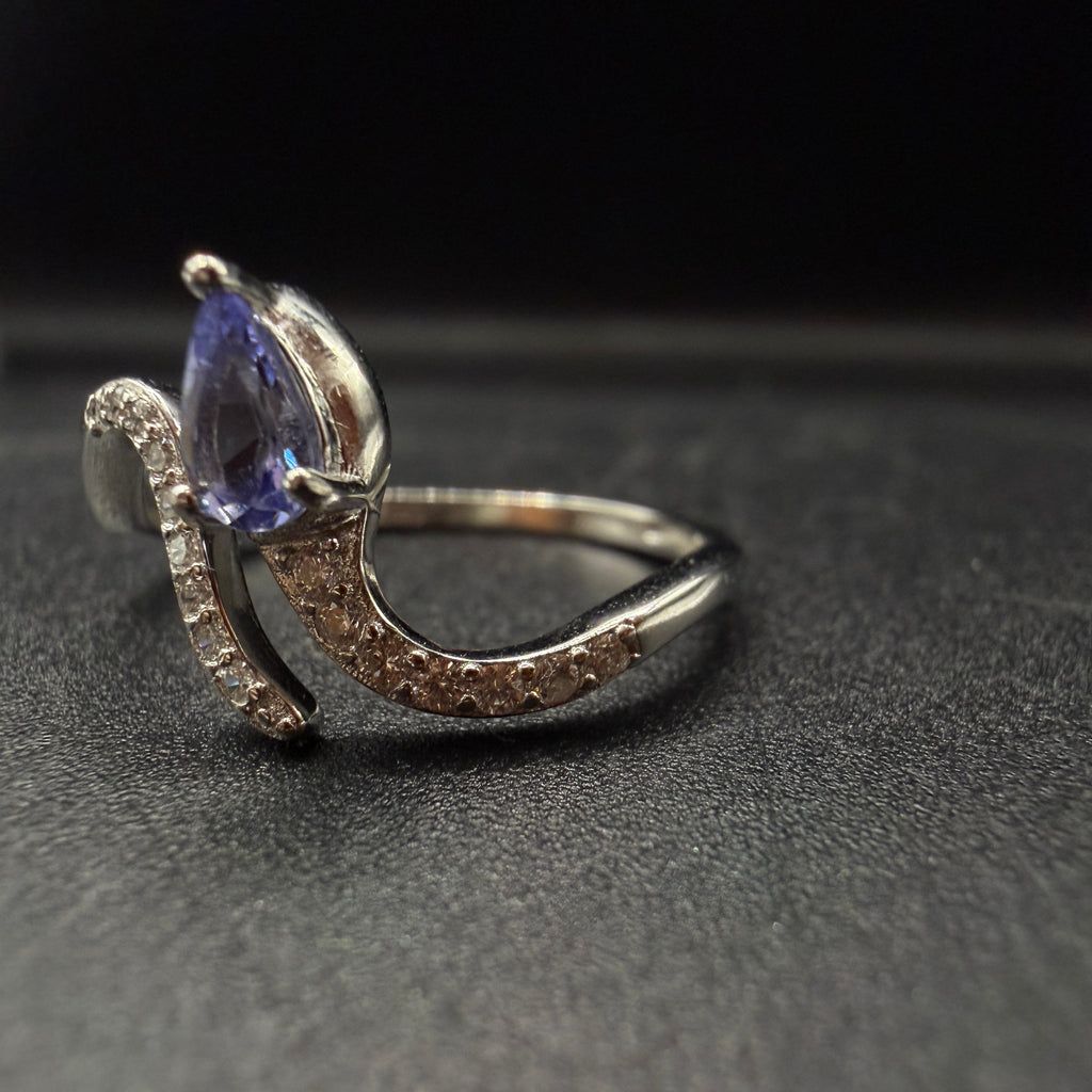 Tanzanite Snake S925 Adjustable Ring