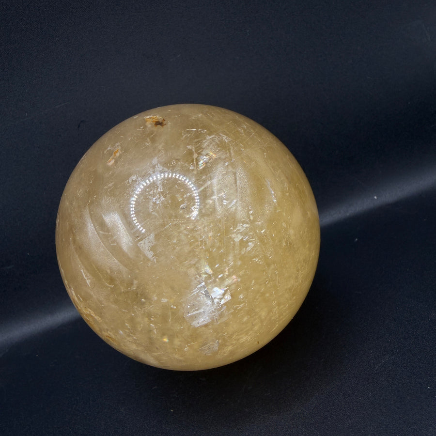 Honey Calcite Sphere