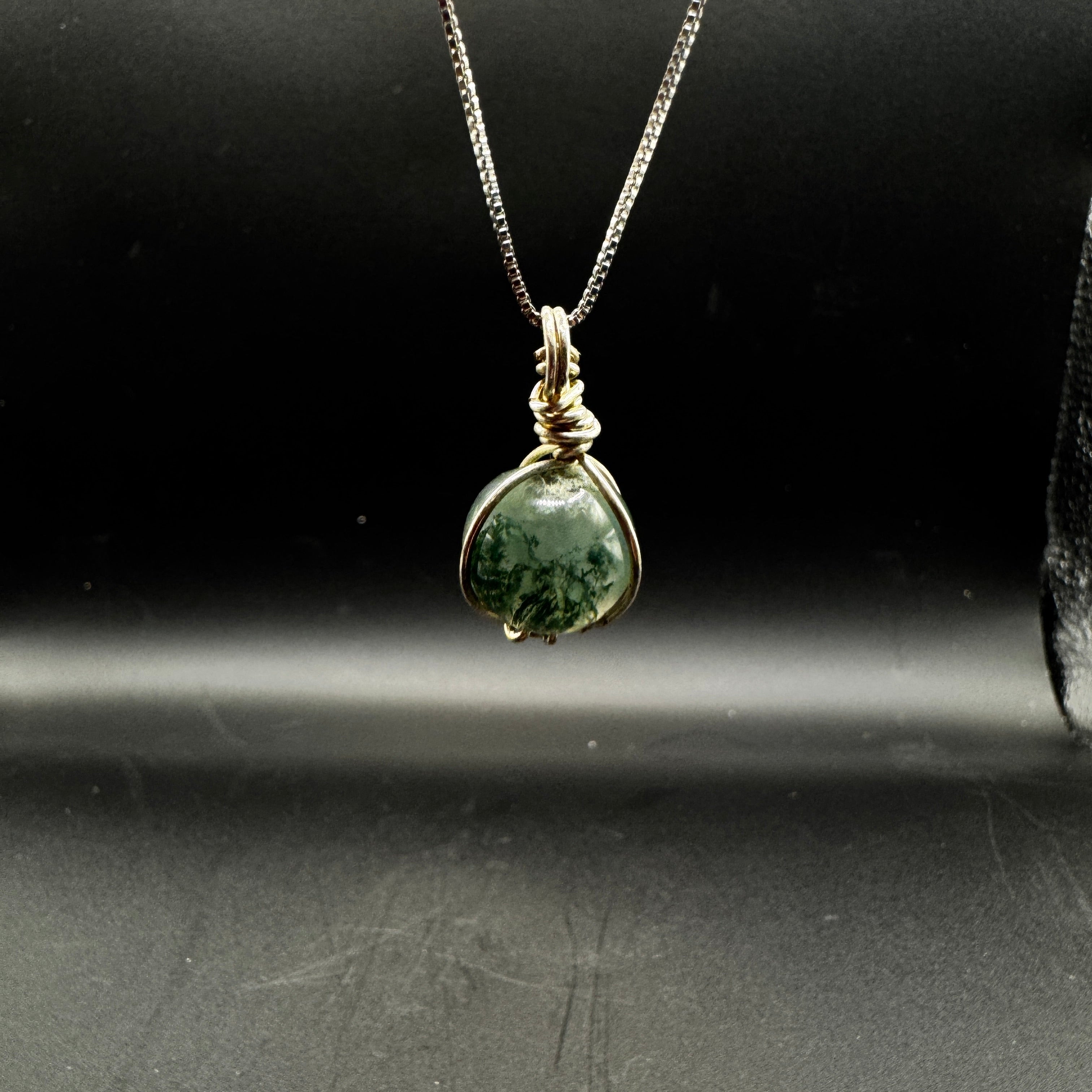 Moss Agate Necklace