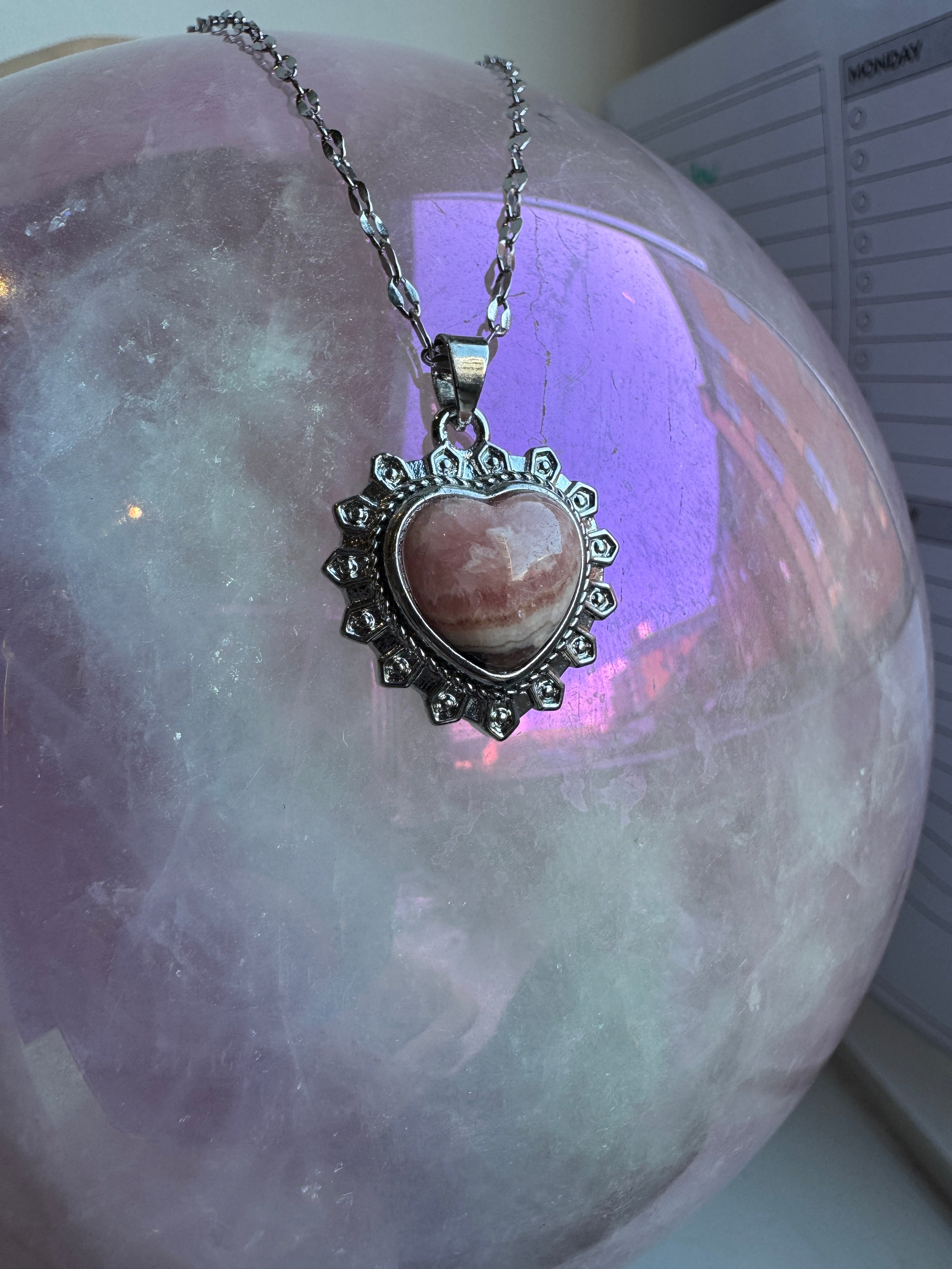 Rhodochrosite Necklace