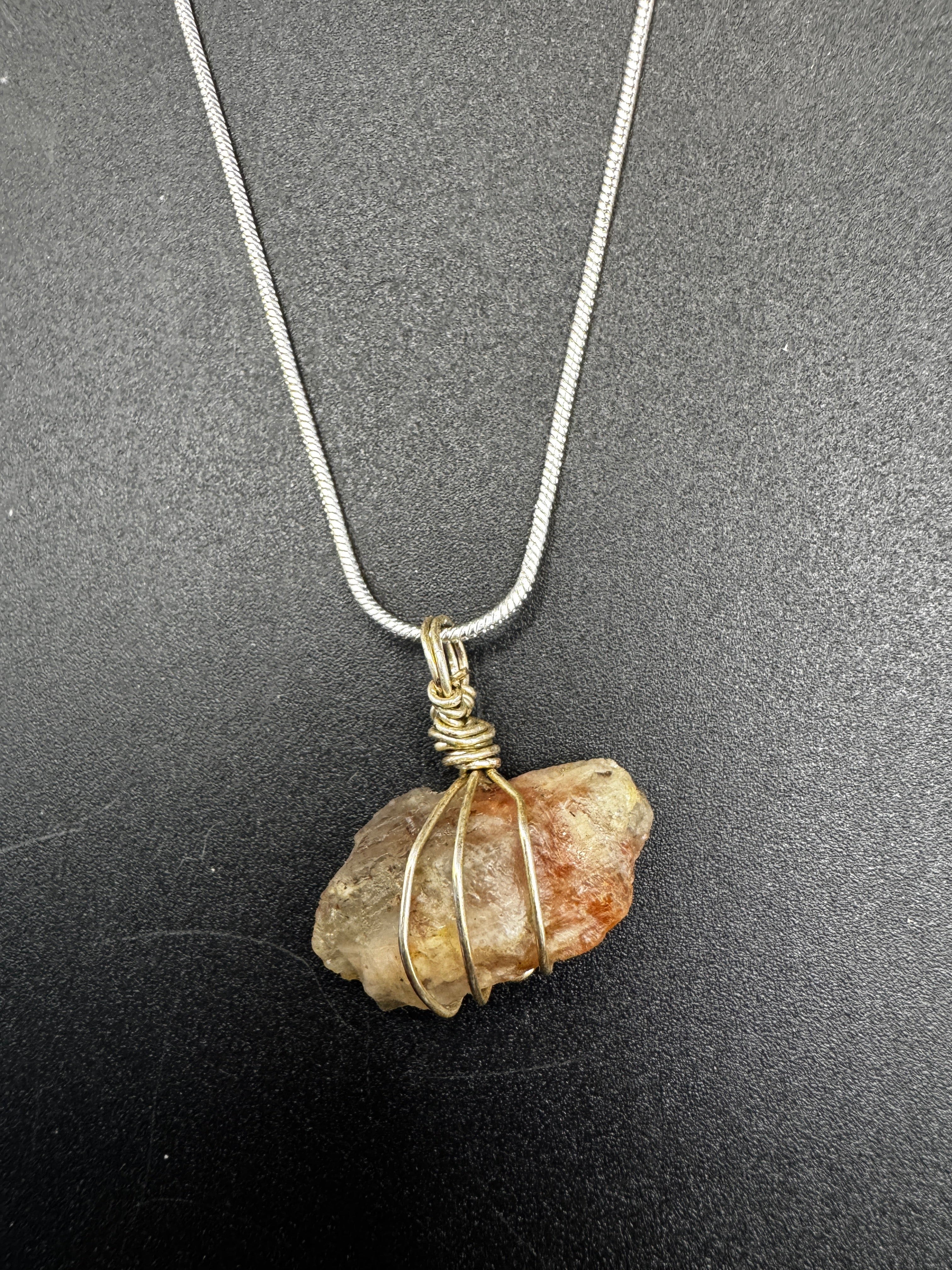 Handmade Sunstone Necklace