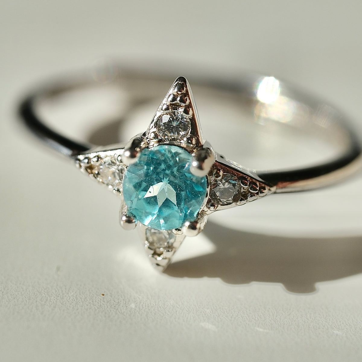 Apatite S925 High Grade Adjustable Ring • Confidence • Expression • Peace