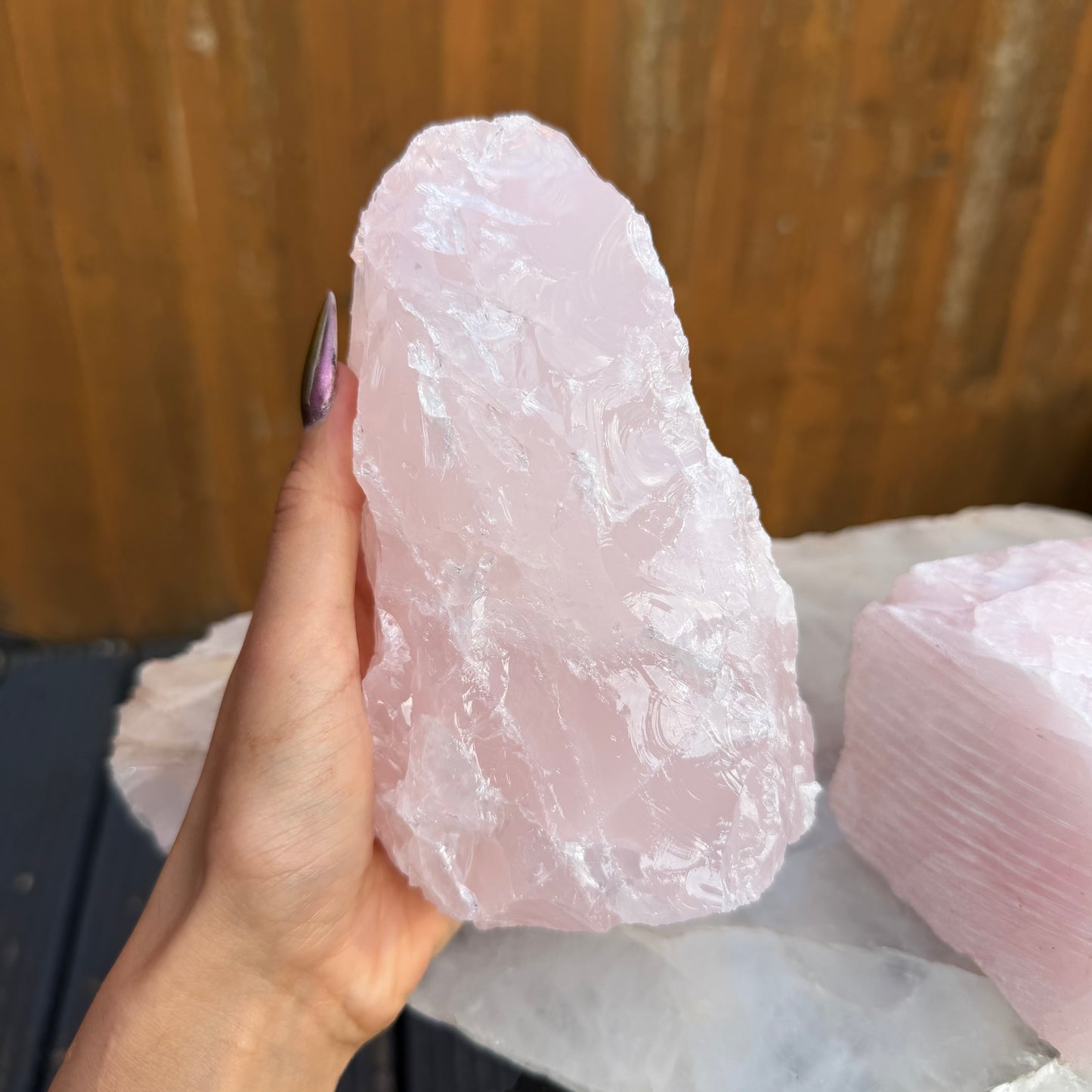 Rose Quartz Raw Towers
