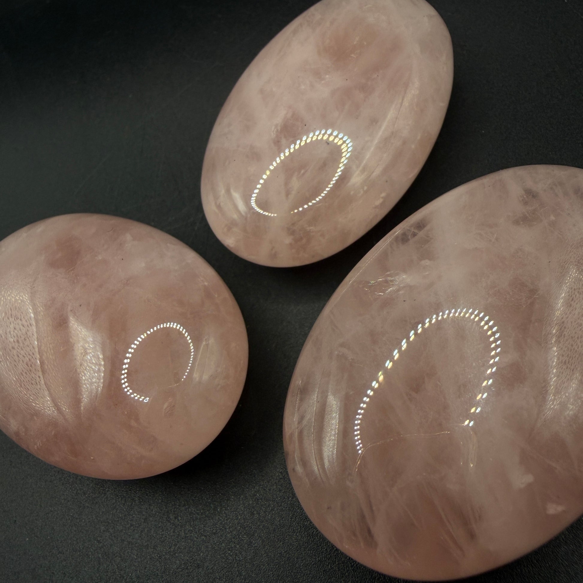 Rose Quartz Palm Stone
