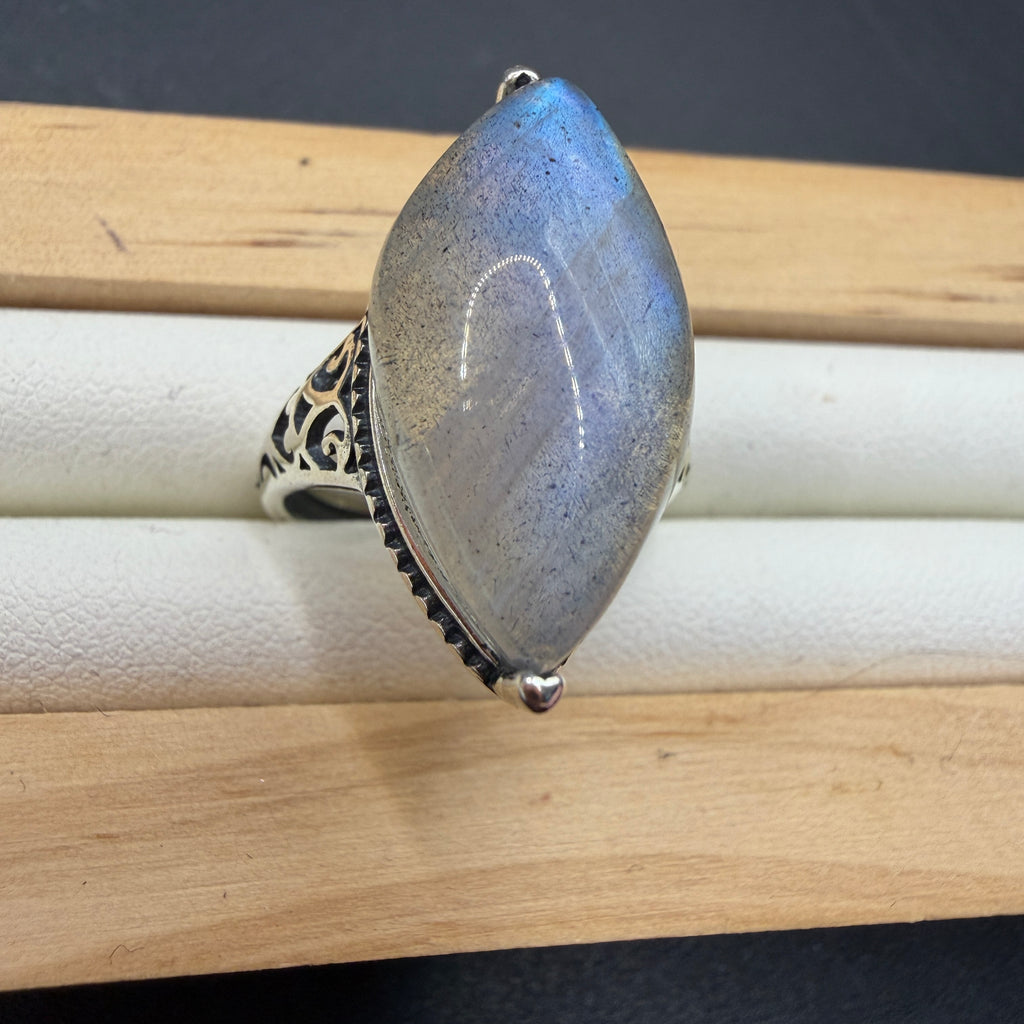 Labradorite S925 Adjustable Ring
