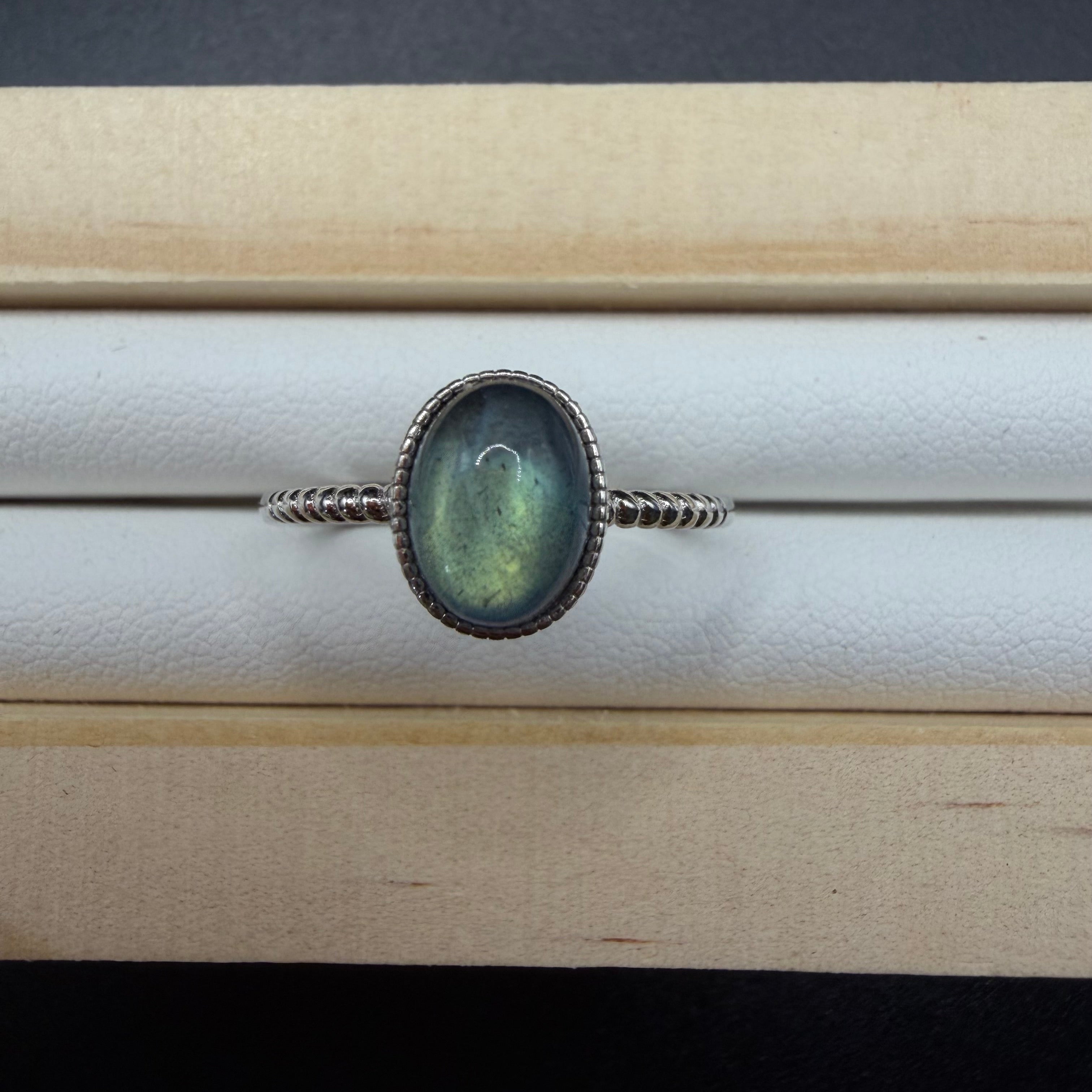 Labradorite S925 Adjustable Ring
