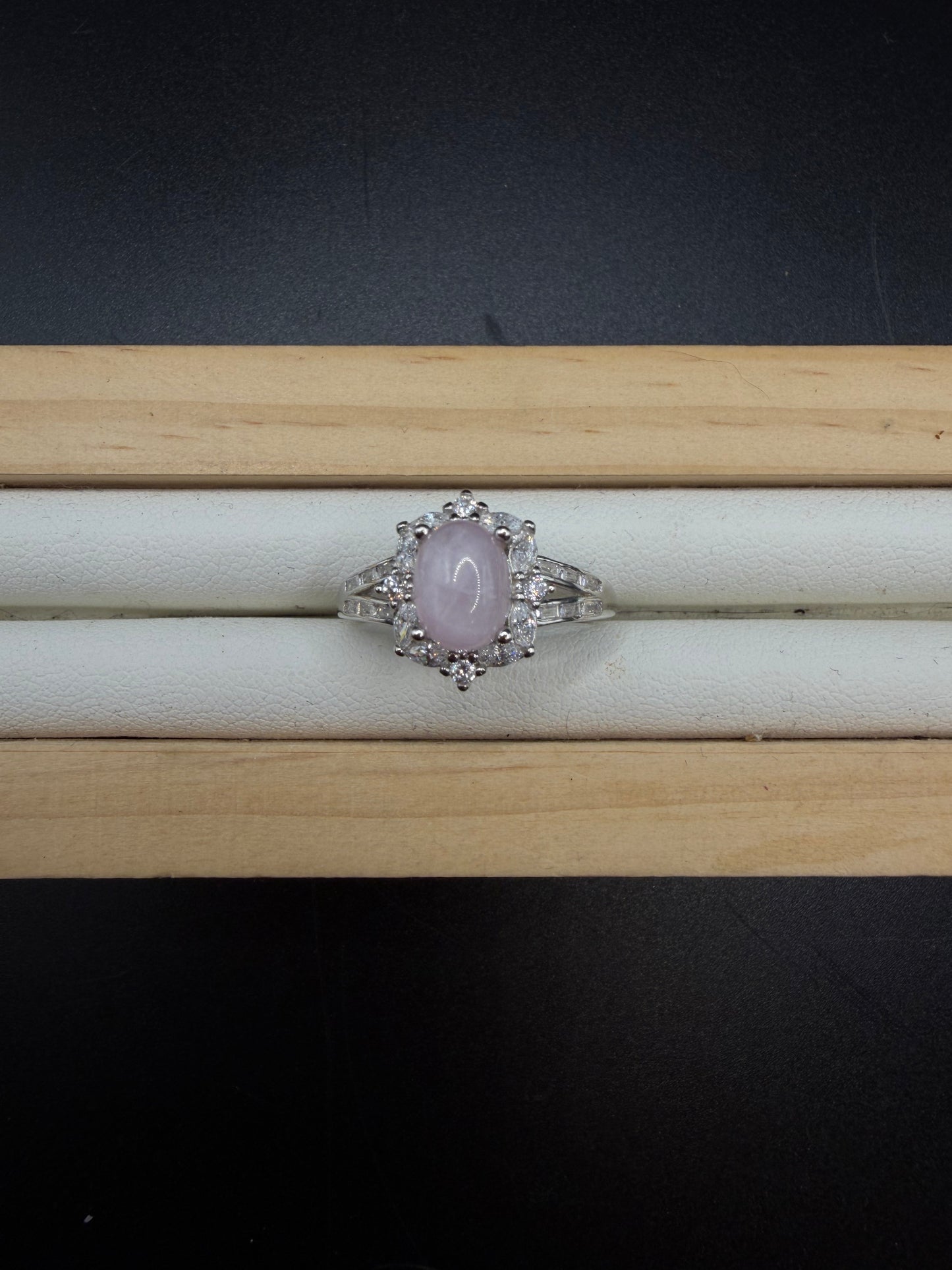 Kunzite S925 Adjustable Ring