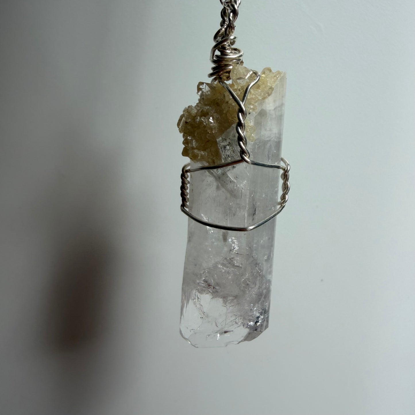 Danburite with Citrine Handmade Necklace