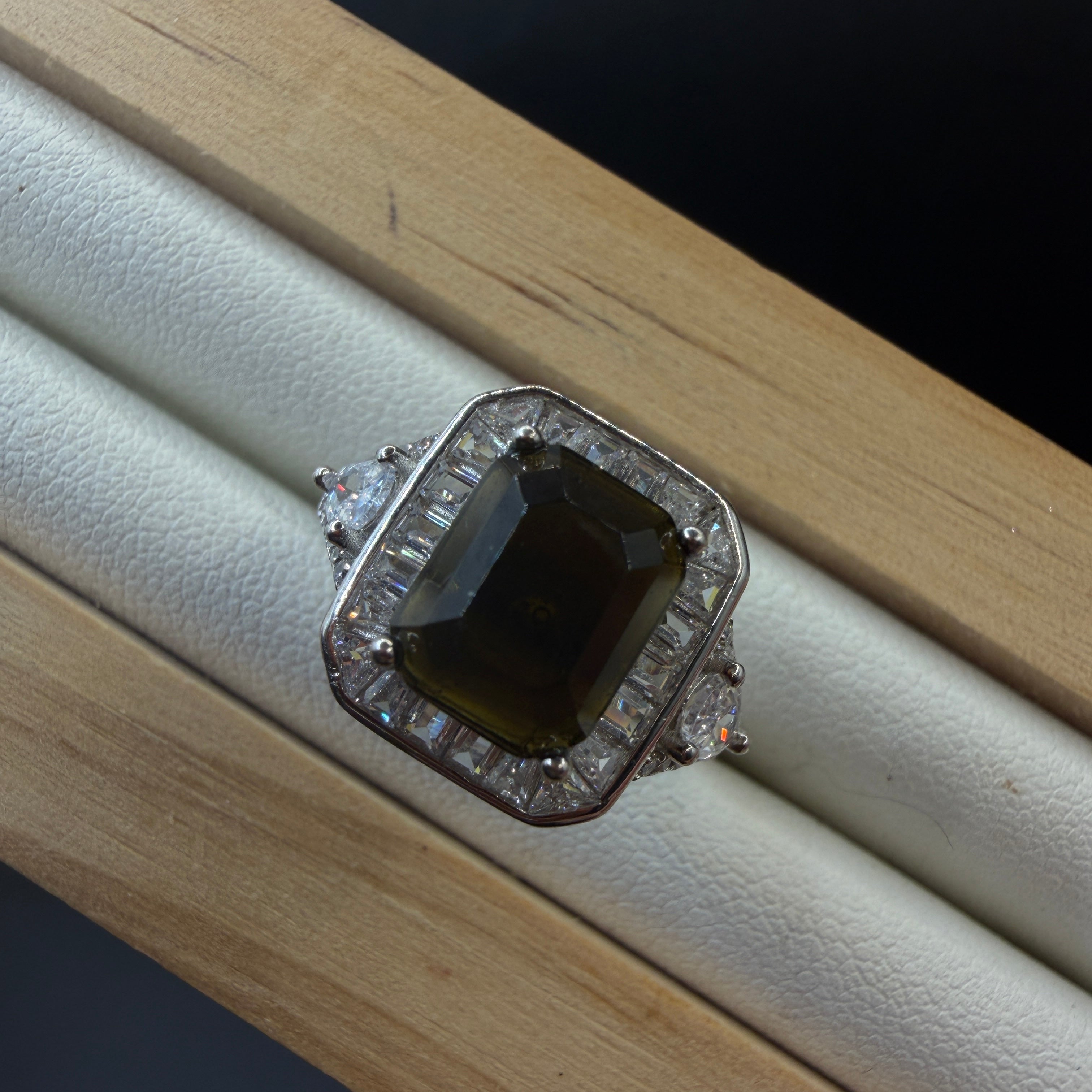 Cintamani Stone Saffordite S925 Certified Ring