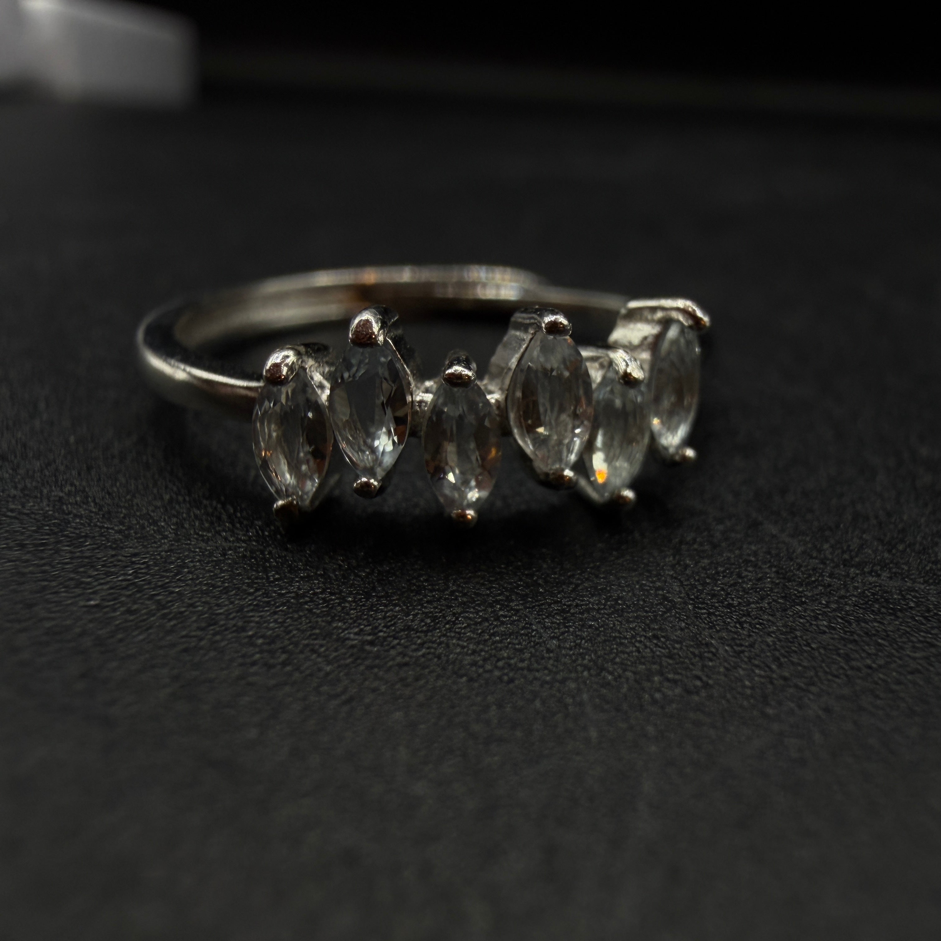 Aquamarine S925 Adjustable Ring