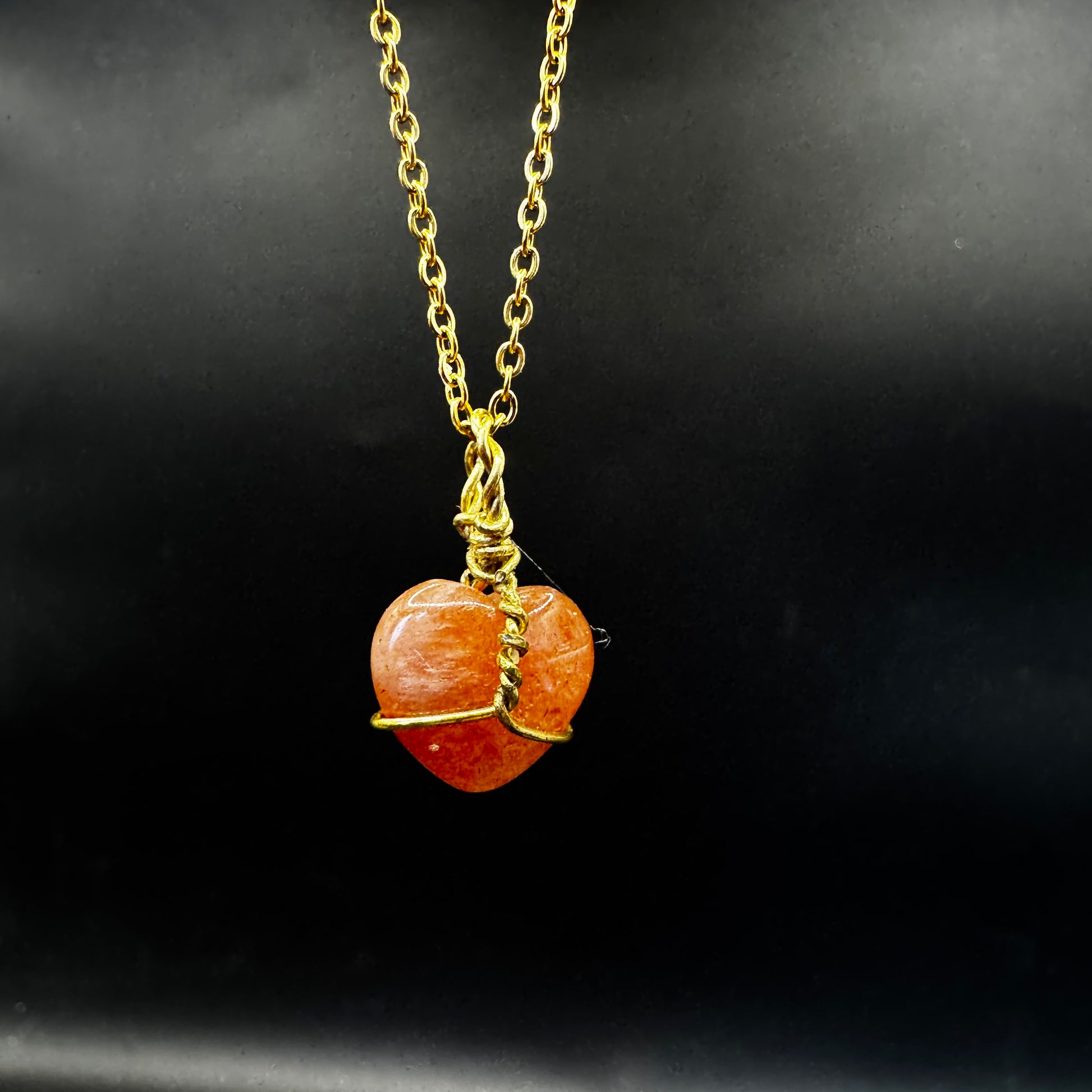Handmade Sunstone Moonstone Necklace