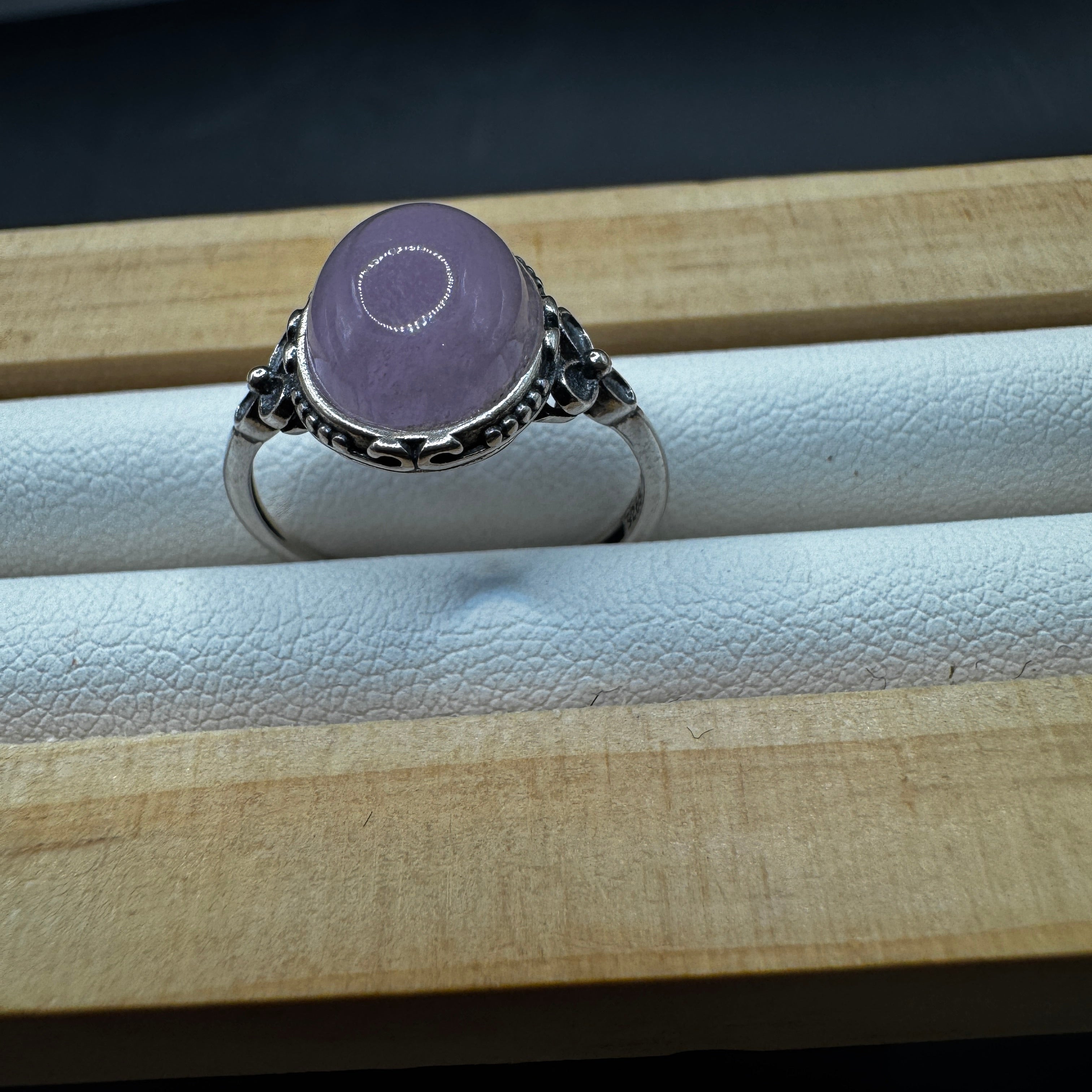 Kunzite S925 Adjustable Ring