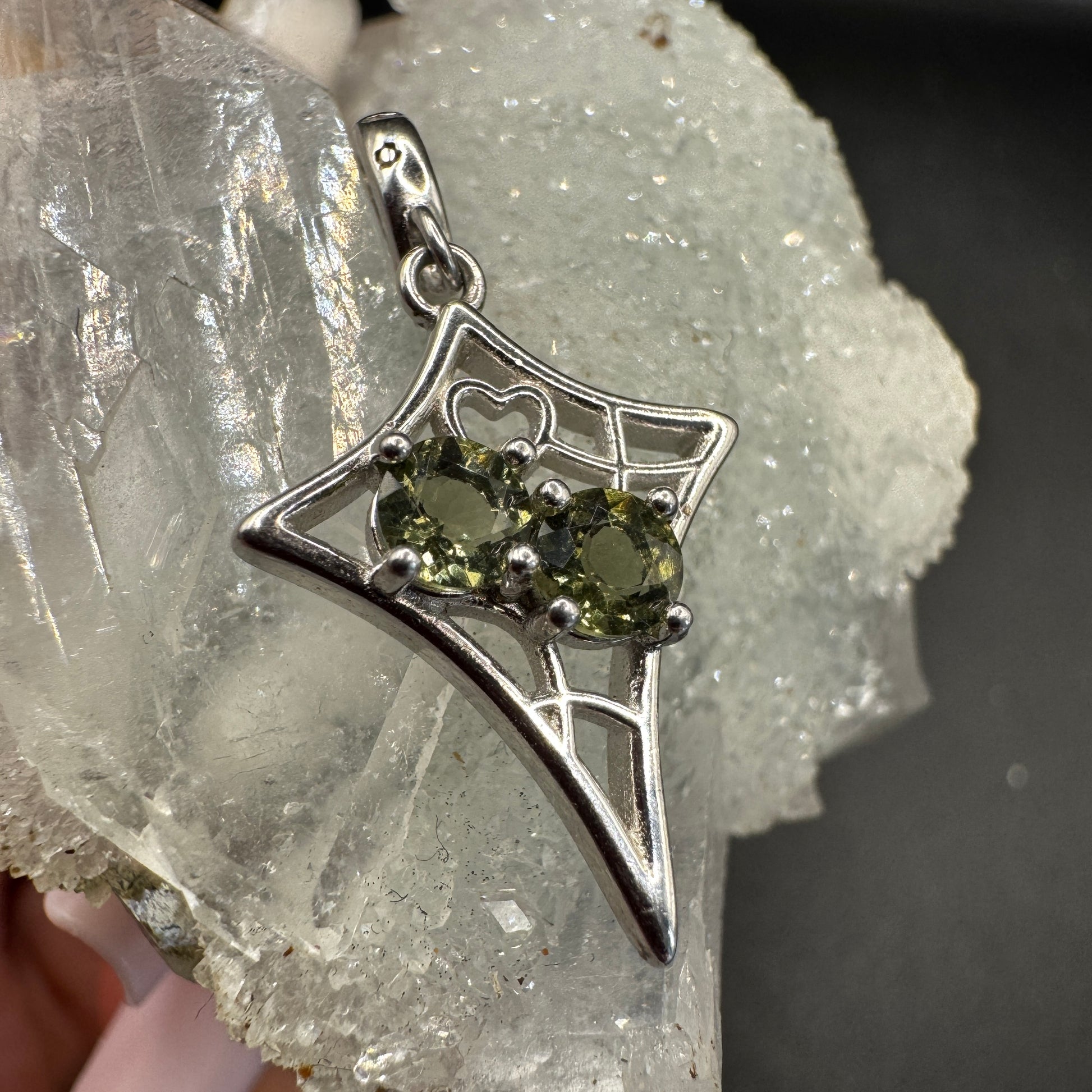 Moldavite Star Necklace