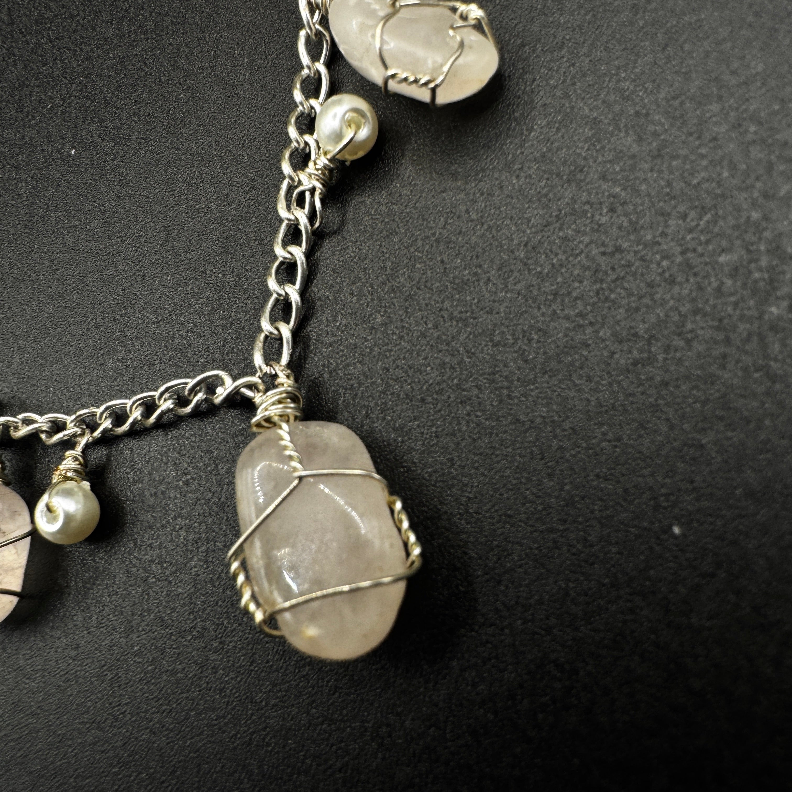 Handmade Rose Quartz Choker