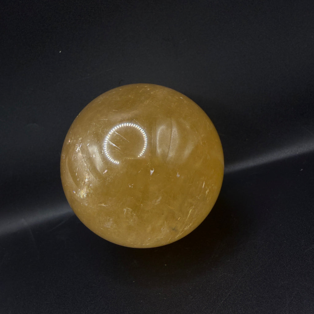 Honey Calcite Sphere