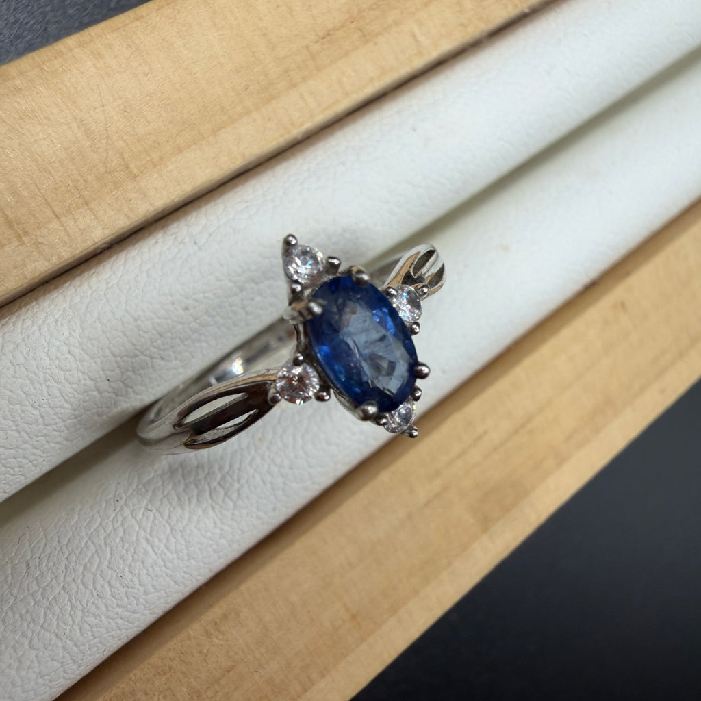 Sapphire S925 Certified Adjustable Ring