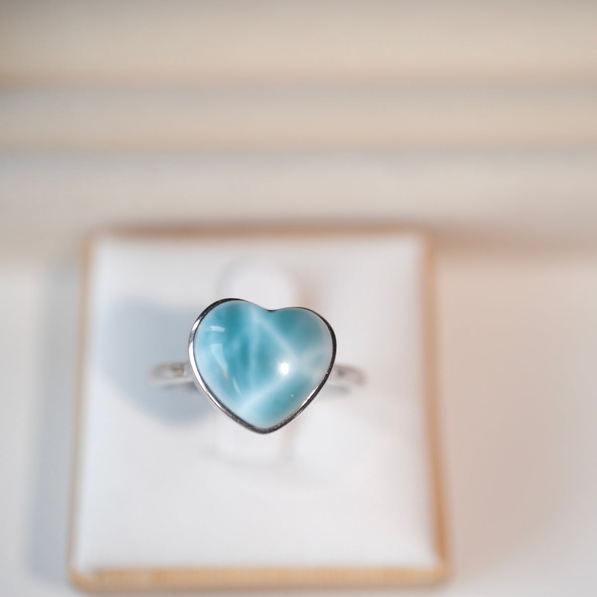 Larimar S925 Adjustable Ring | Peace | Emotional Healing