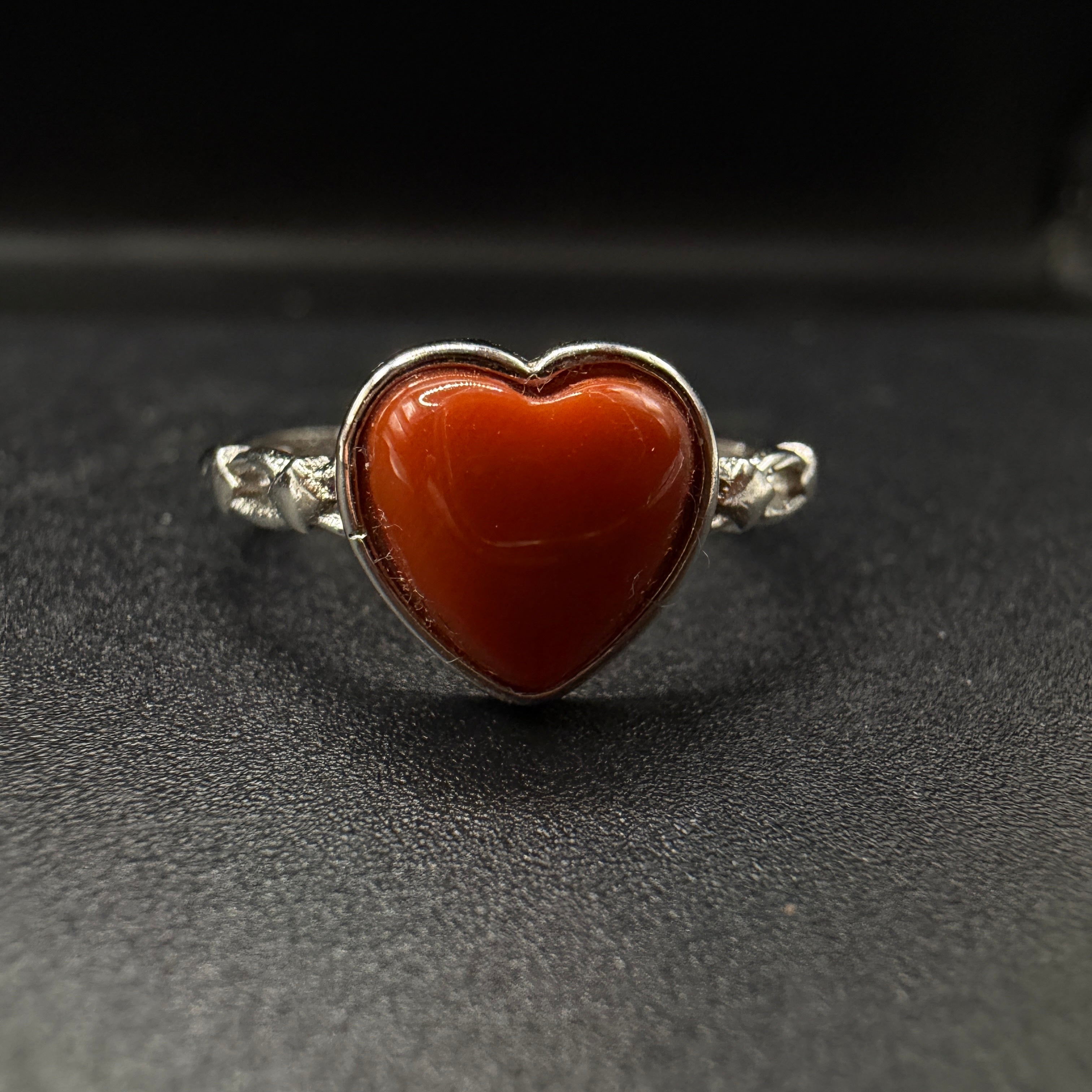 Carnelian S925 Adjustable Ring