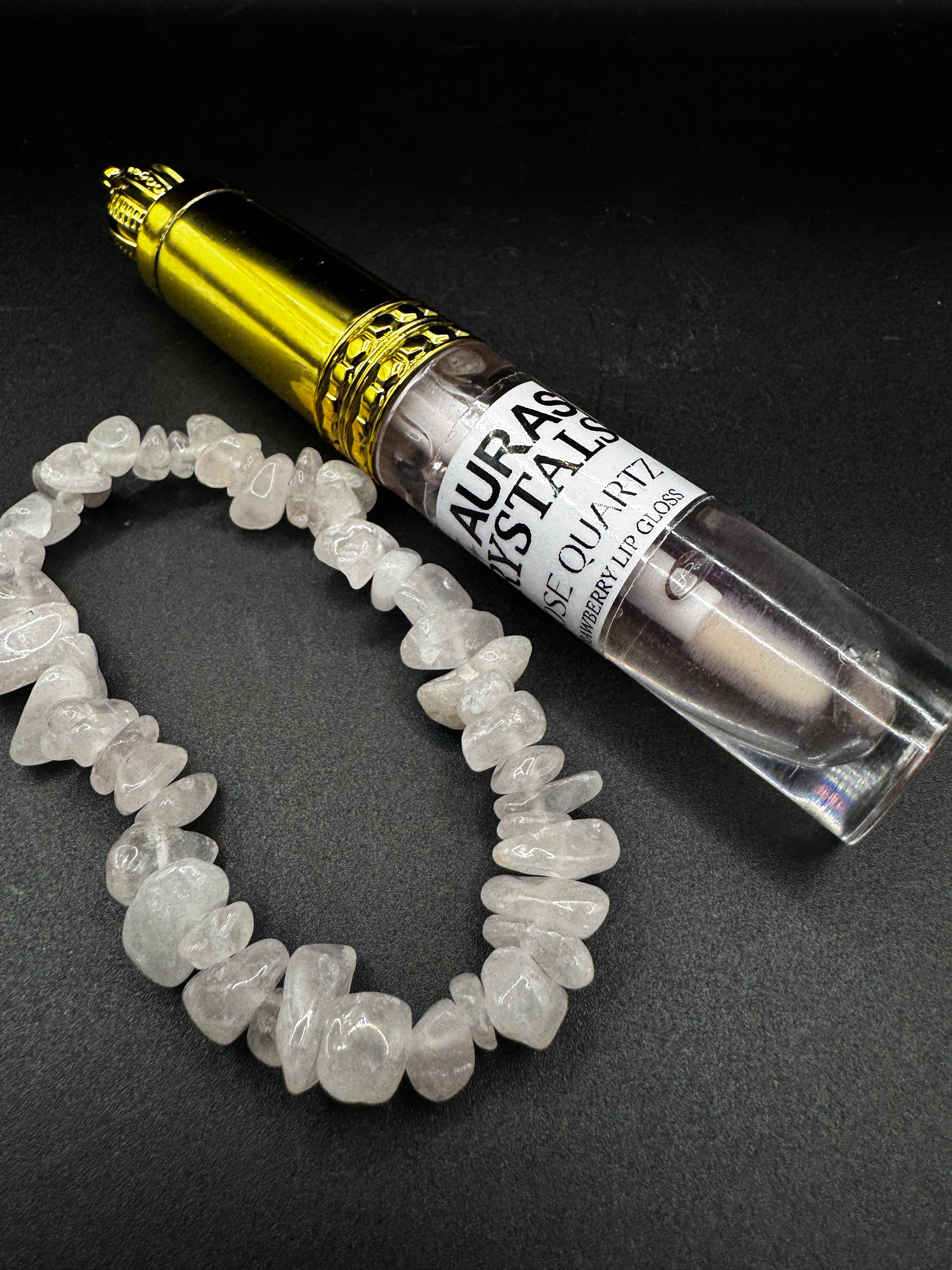 Rose Quartz Lip and Bracelet Bundle